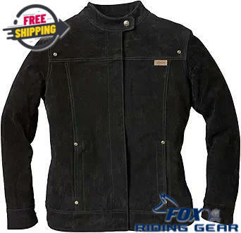 Indian Bessie Suede Casual Jacket Black Women's Medium 286891503 -OPEN BOX