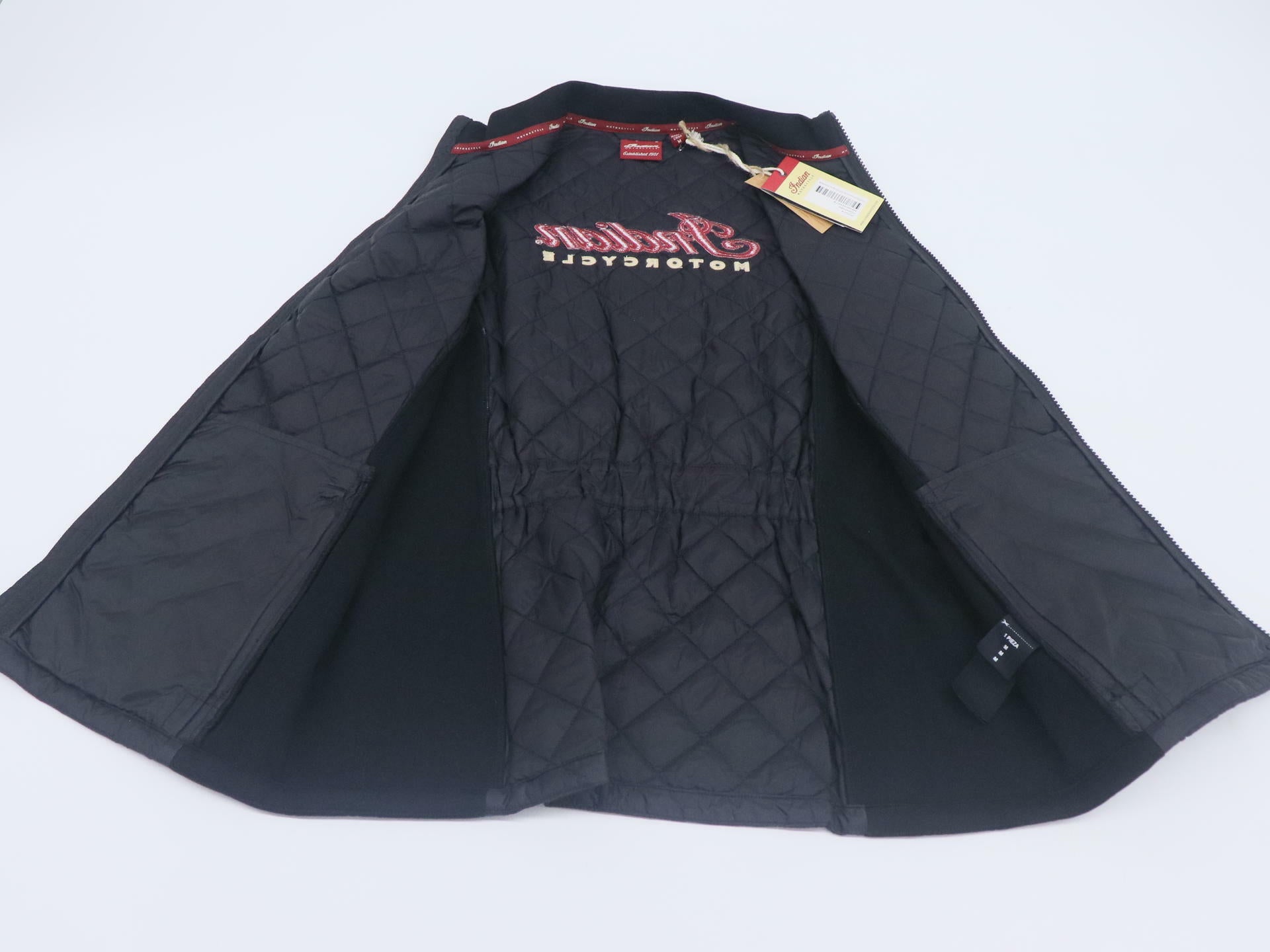 Indian Quilted Vest Headdress Black Women's Medium 286073903 -OPEN BOX