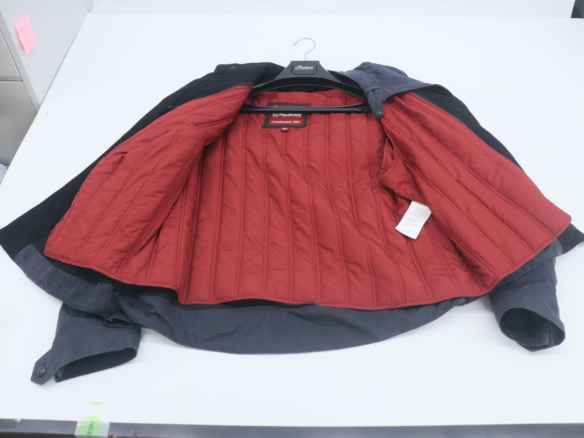 Indian Motorcycle Sacramento Jacket Gray Mens 2XL 286891812 -OPEN BOX