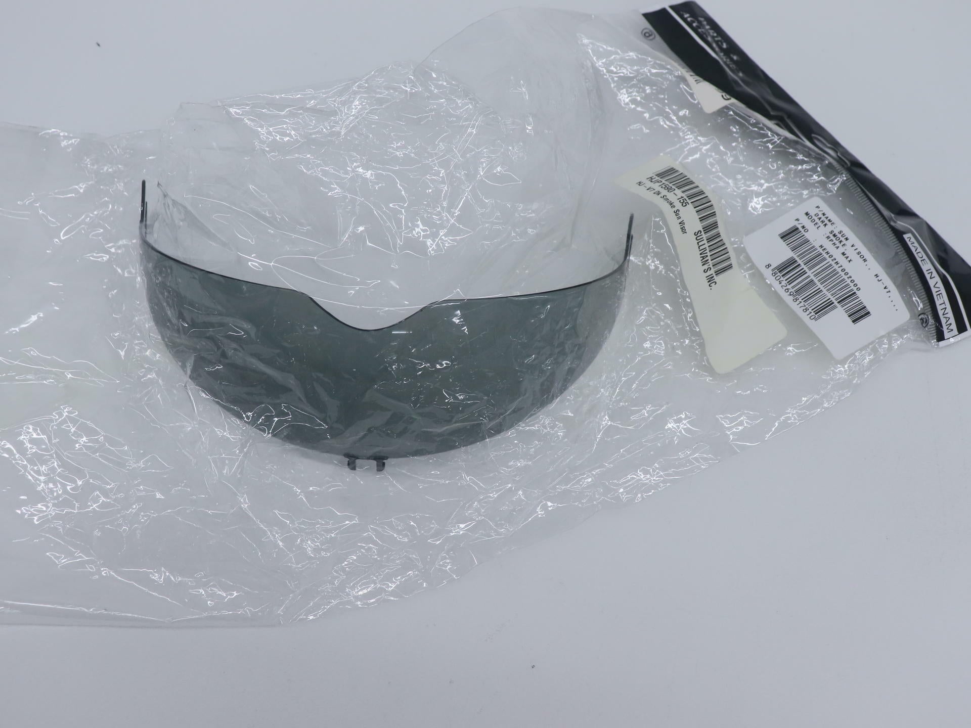 HJC HJ-V7 Sun Shield Visor Lens Dark Smoke Motorcycle Helmet 1590-155 - Open Box