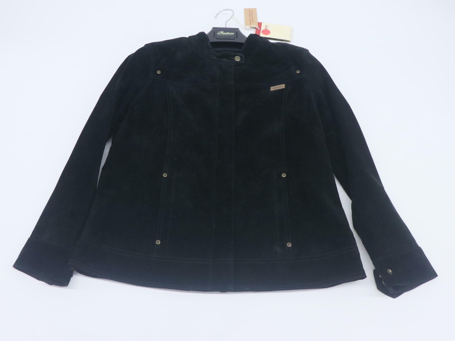 OPEN BOX - Indian Jacket Casual Bessie Suede BLACK - WOMENS MEDIUM - 286891503