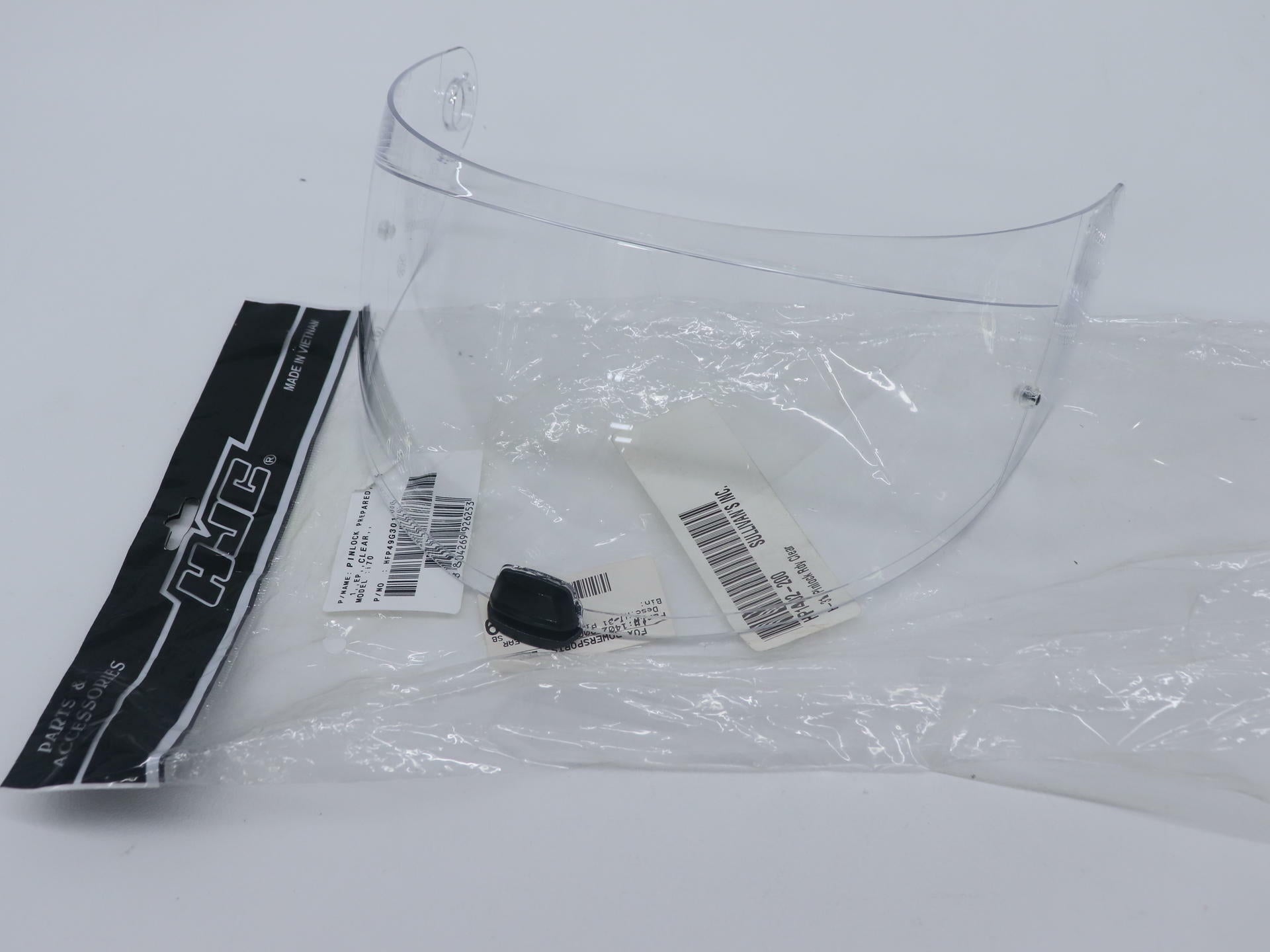 HJC HJ-31 Face Shield Visor Lens Clear for i10 i70 Helmets 1402-200 - Open Box