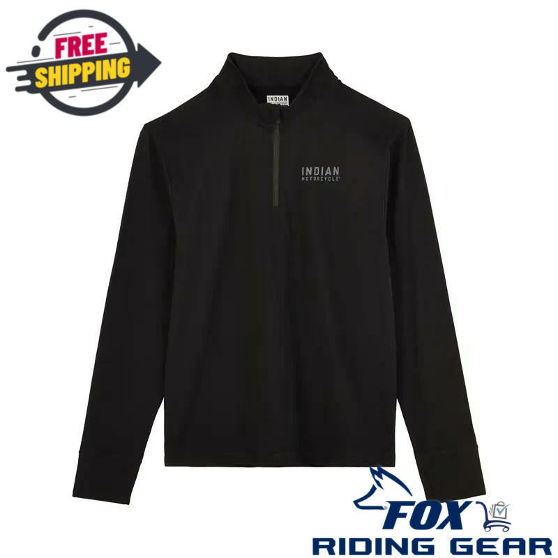OPEN BOX - Indian Quarter Zip Long Sleeve Performance - MENS MEDIUM - 283327803