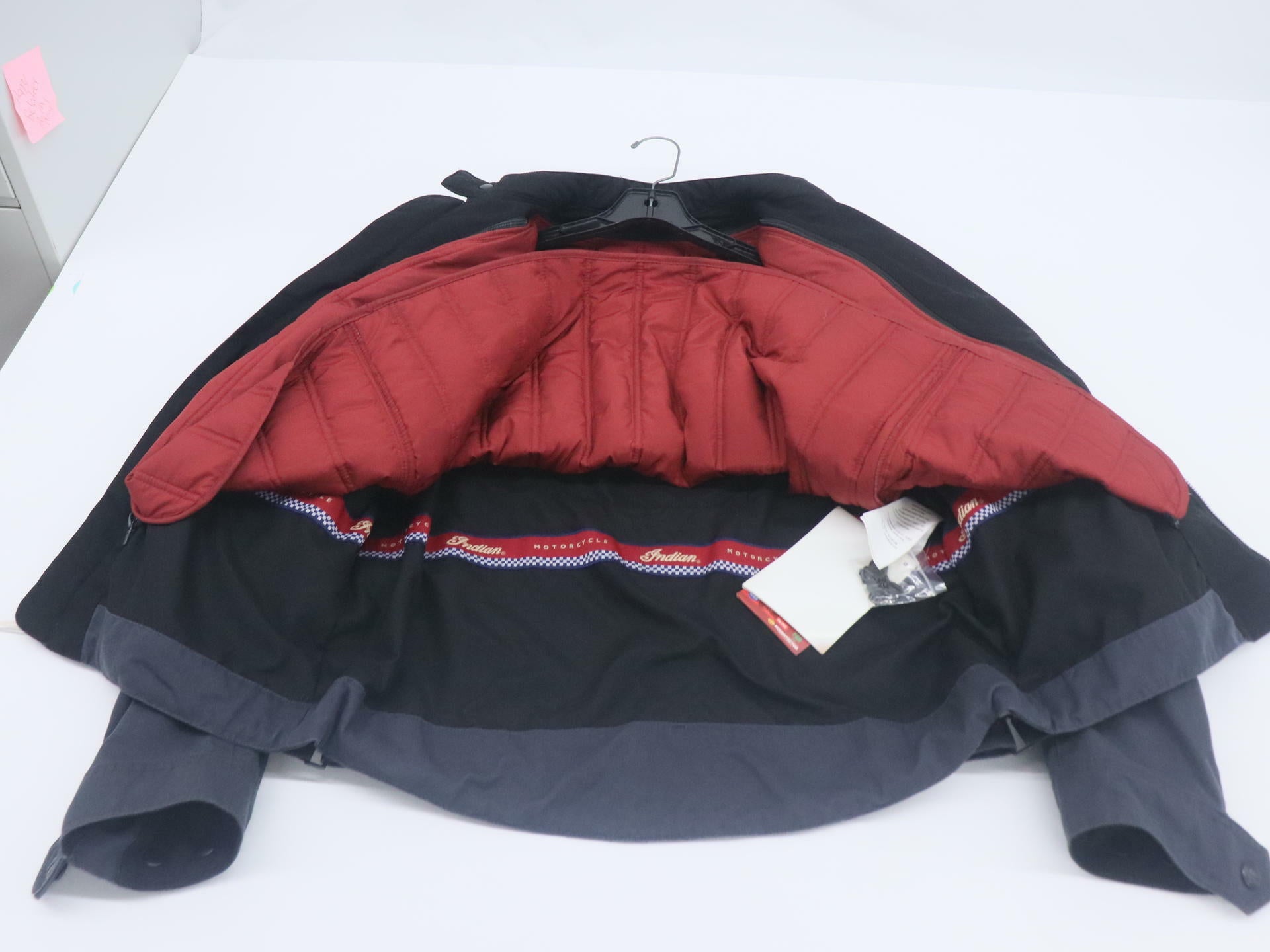 Indian Sacramento Motorcycle Jacket Gray Mens Large 286891806 -OPEN BOX