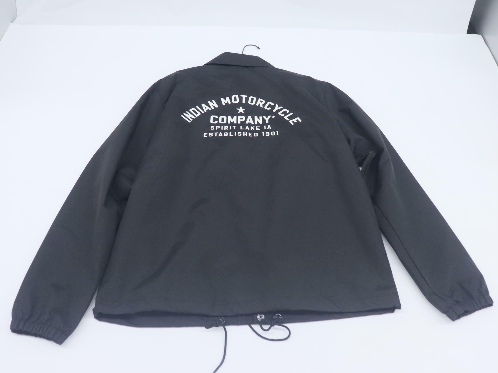 Indian Burlington Motorcycle Jacket Black Mens Medium 283318503 - Open Box