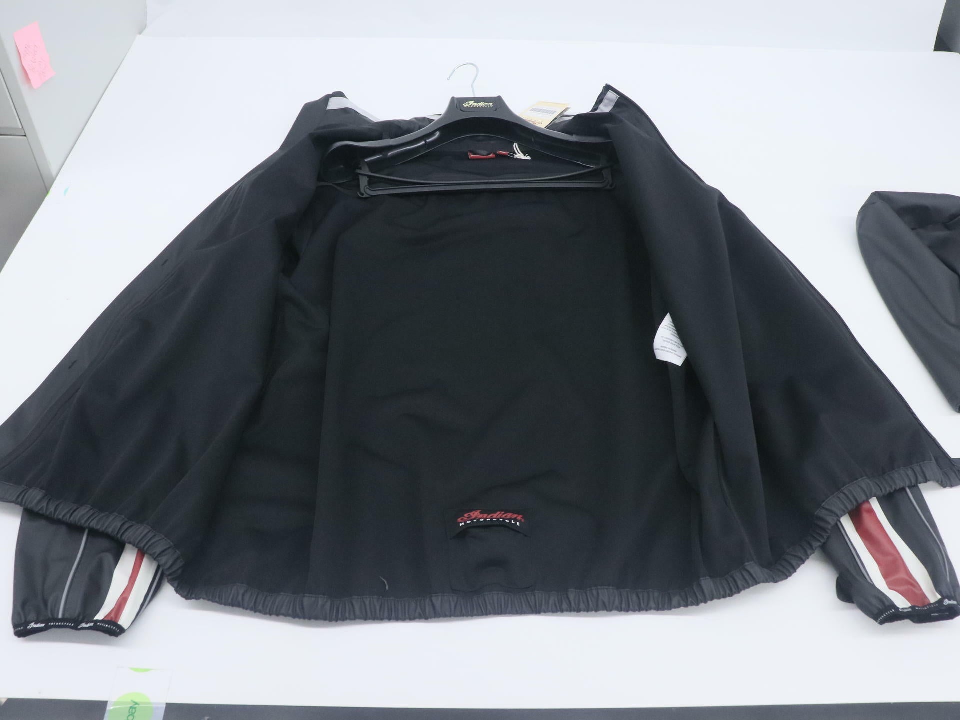 Indian Motorcycle Rain Suit Jacket Black Unisex XL/2XL 286167604 -OPEN BOX