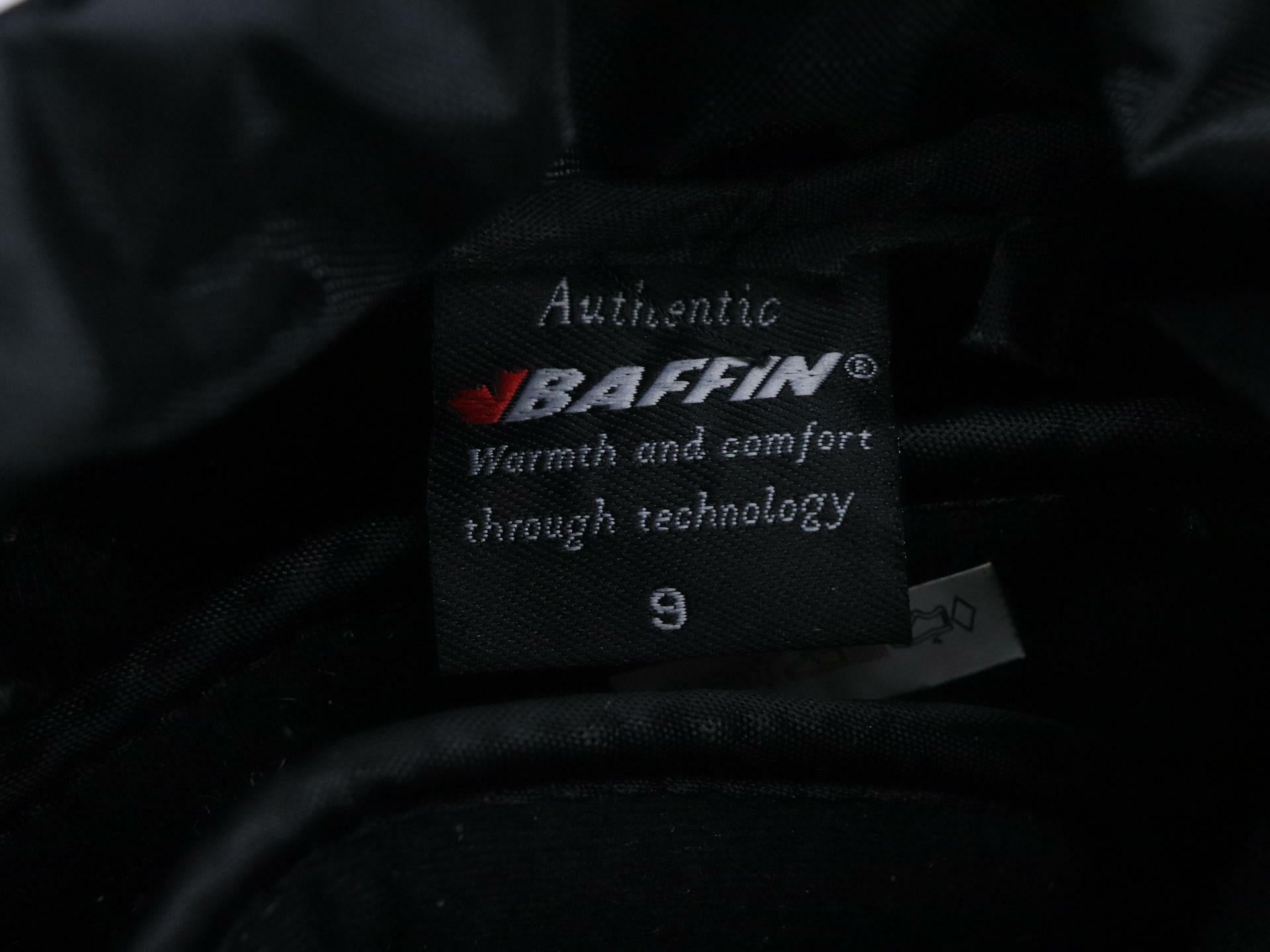 Baffin Selkirk Boot Cold Weather BLACK - MENS sz9 - EPIC-M002 - Open Box