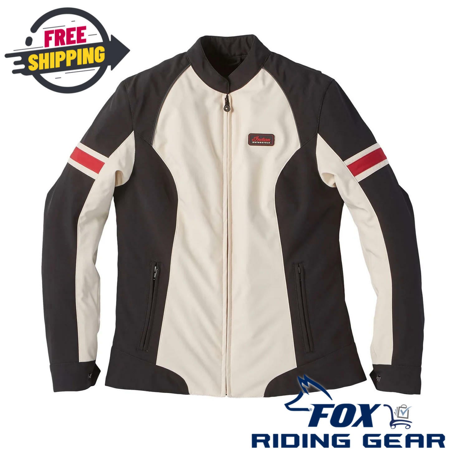 Indian Motorcycle Zoe Women's Medium Black Textile Jacket 286065803 -OPEN BOX
