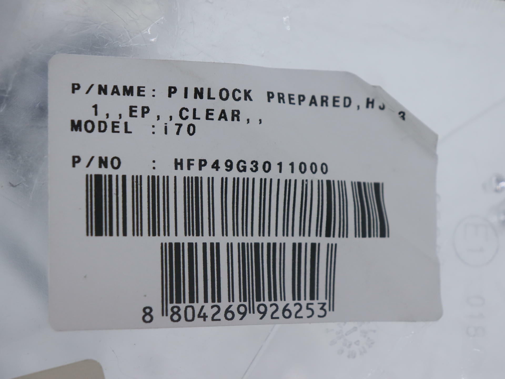 HJC HJ-31 Face Shield Visor Lens Clear for i10 i70 Helmets 1402-200 - Open Box