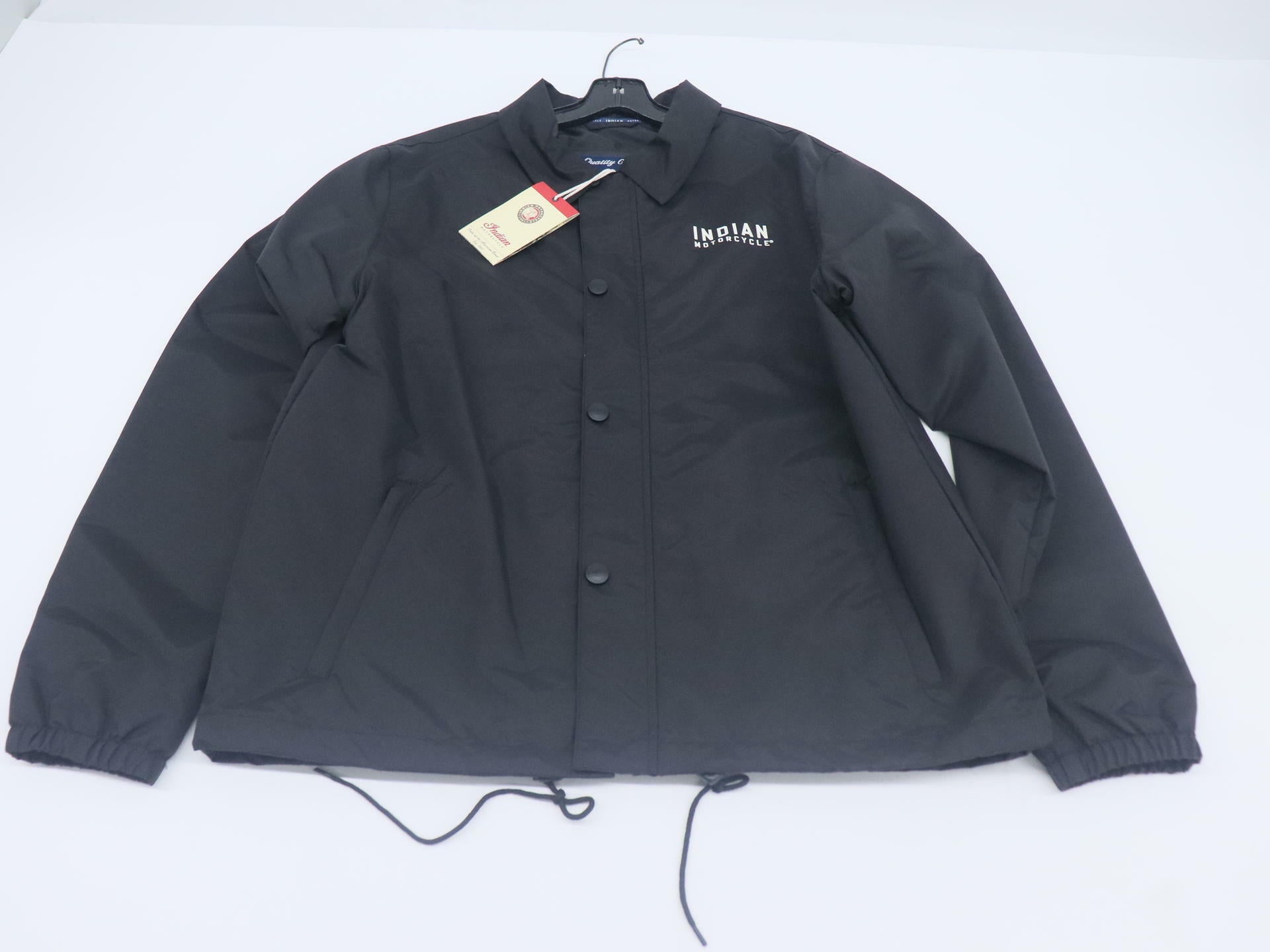 Indian Burlington Motorcycle Jacket Black Mens Medium 283318503 - Open Box