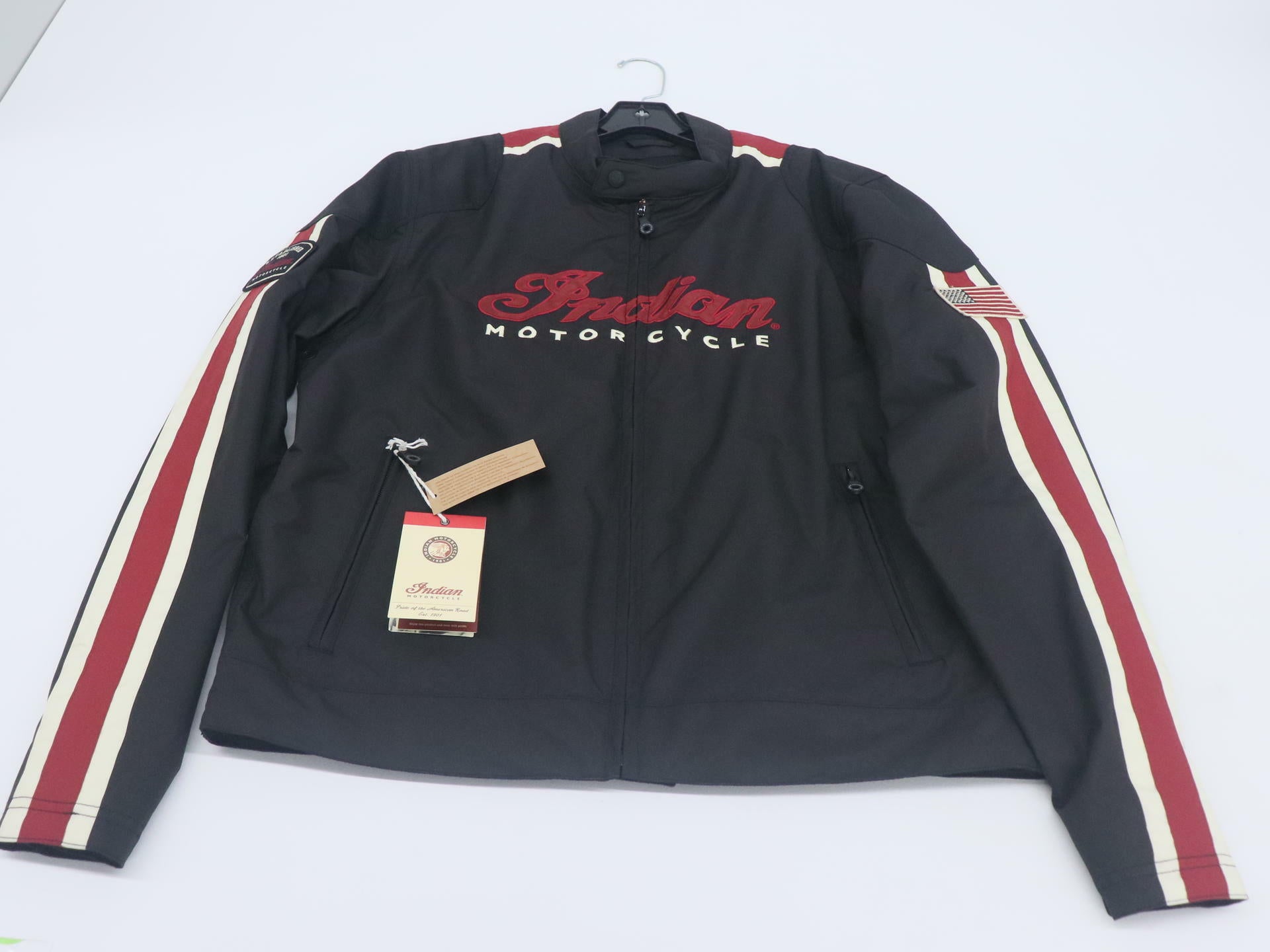 OPEN BOX - Indian Jacket Textile 1901 V2 Retro BLACK - MENS LARGE - 286095706