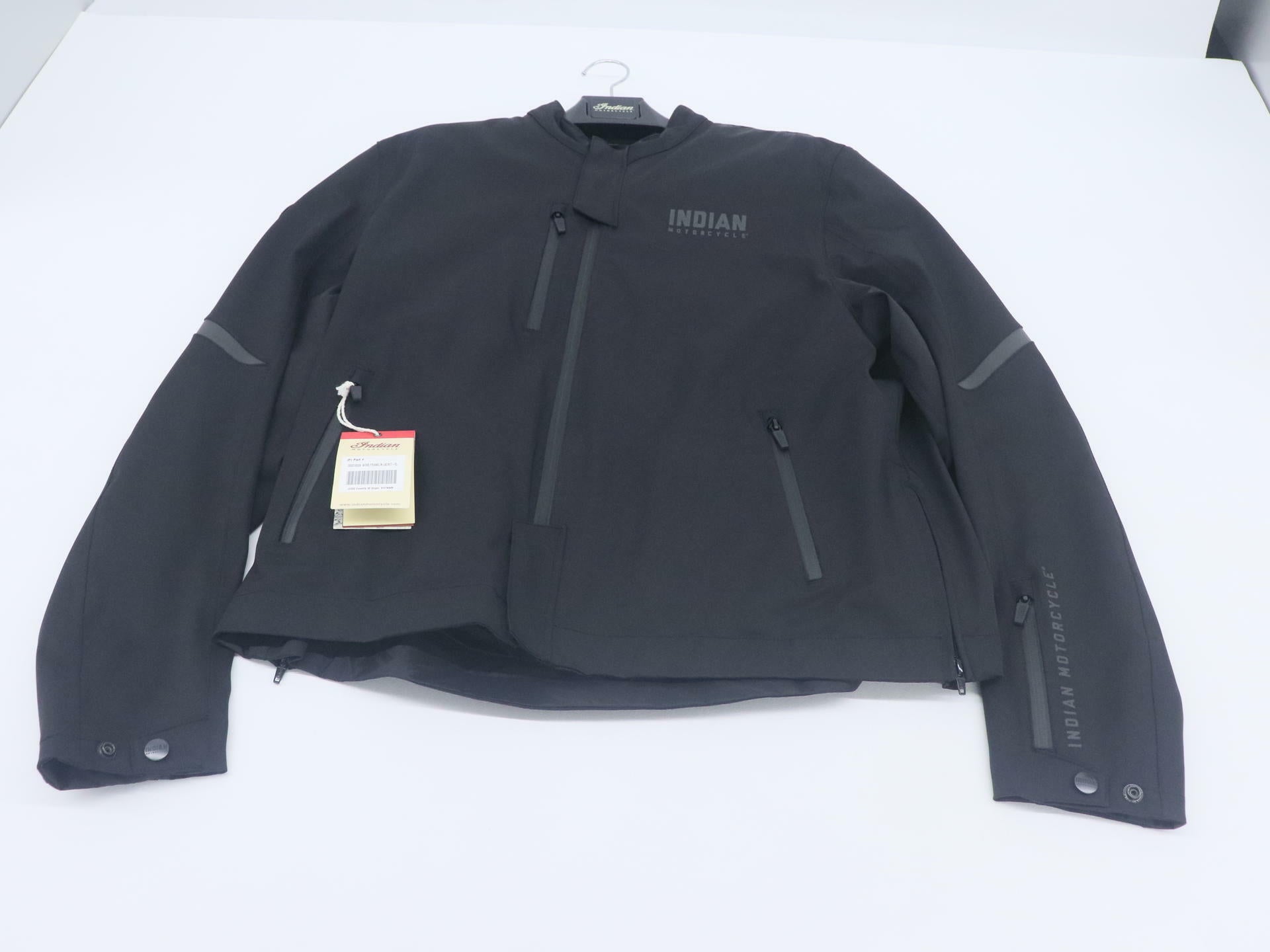 Indian Franklin Motorcycle Riding Jacket Black Mens XL 283318009 - Open Box