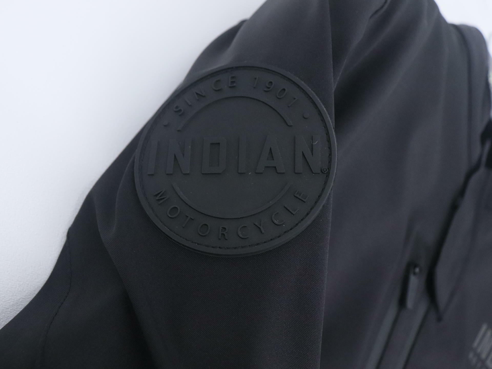 Indian Franklin Motorcycle Riding Jacket Black Mens XL 283318009 - Open Box