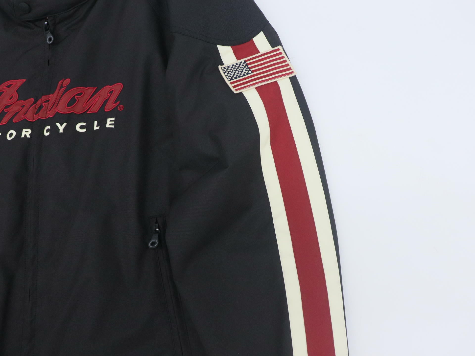 OPEN BOX - Indian Jacket Textile 1901 V2 Retro BLACK - MENS LARGE - 286095706