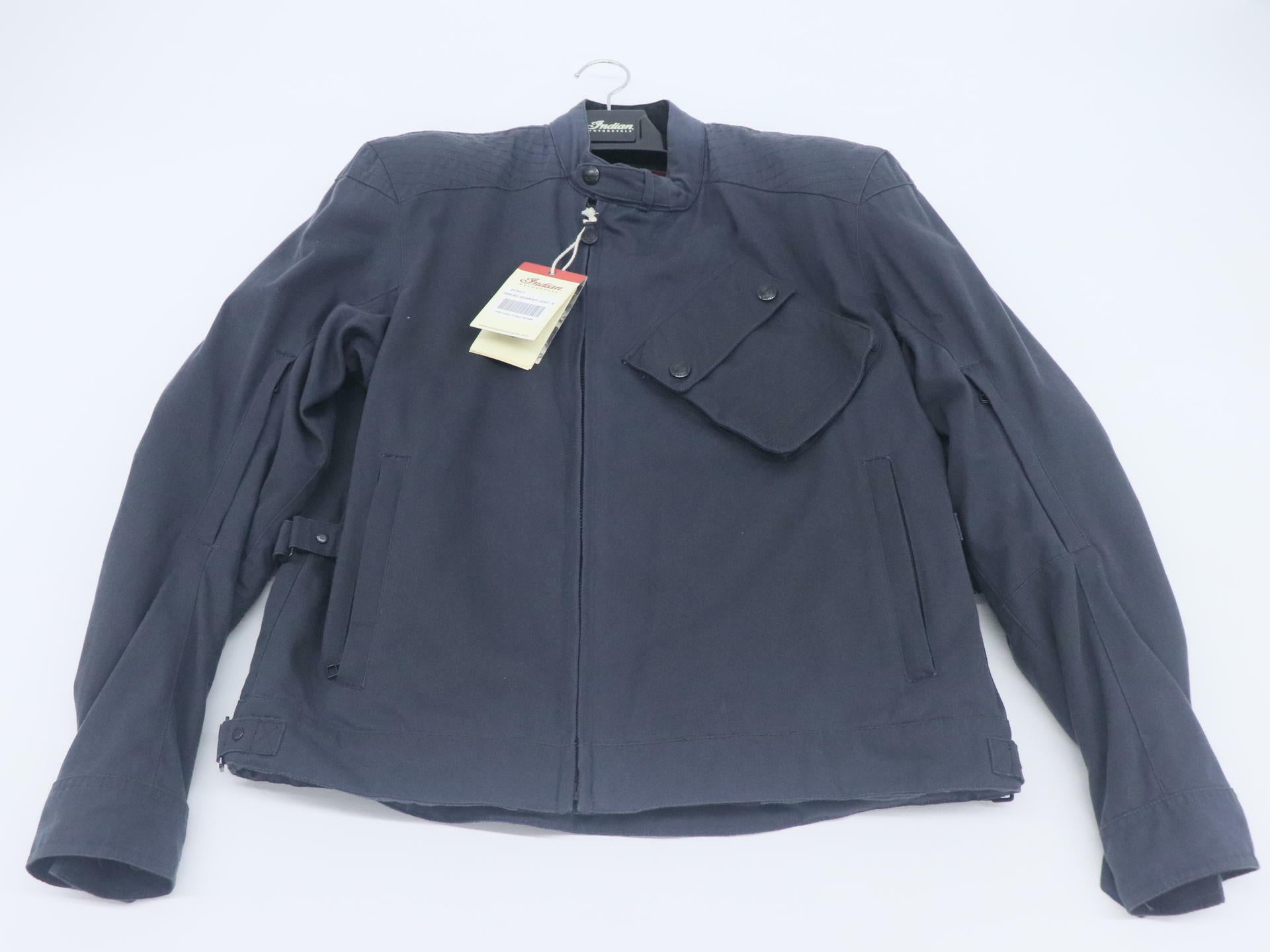 Indian Motorcycle Sacramento Jacket Gray Mens Medium 286891803 -OPEN BOX