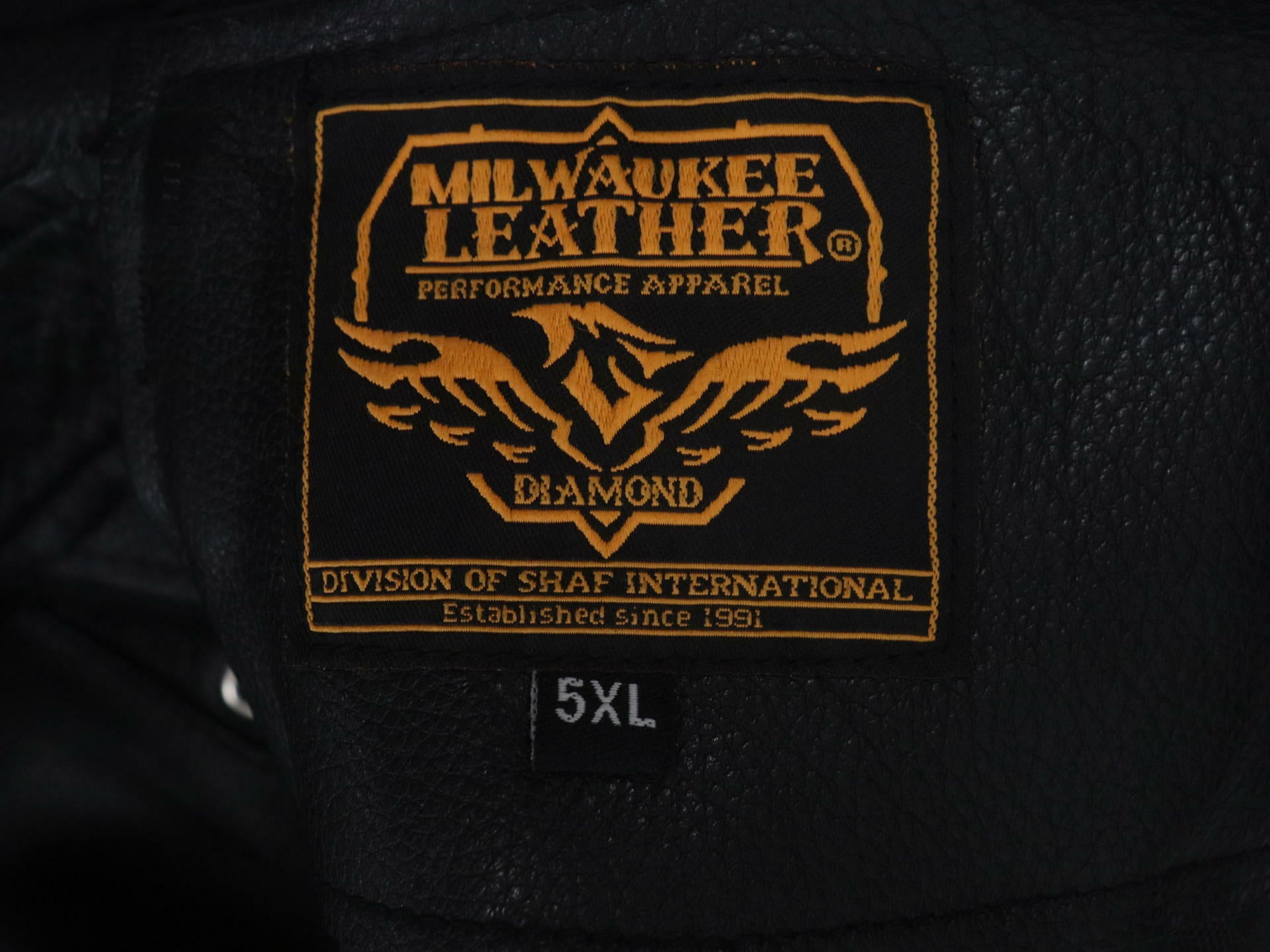 Milwaukee Leather Womens 5XL Black Leather Chaps Hip Pocket ML1173-5X - Open Box
