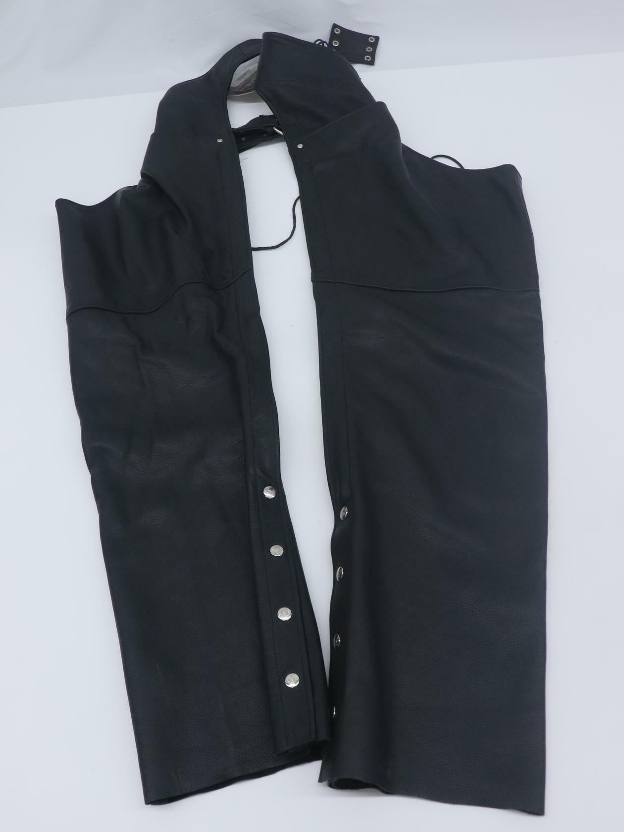Milwaukee Leather Womens 5XL Black Leather Chaps Hip Pocket ML1173-5X - Open Box