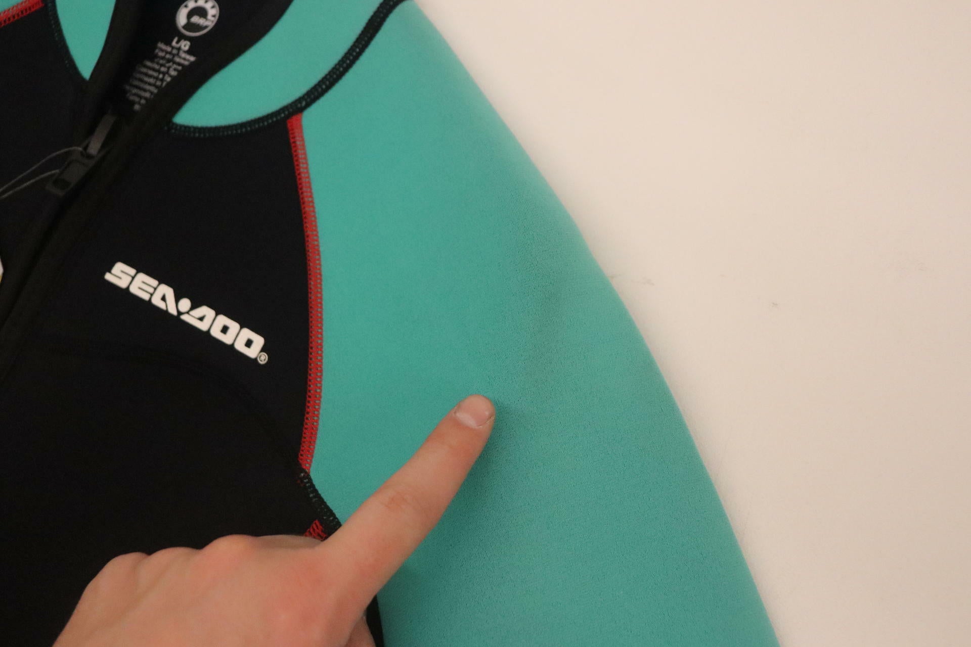 OPEN BOX - Sea-Doo Montego Jacket 3mm Neoprene BLACK - WOMENS LARGE - 2867270976