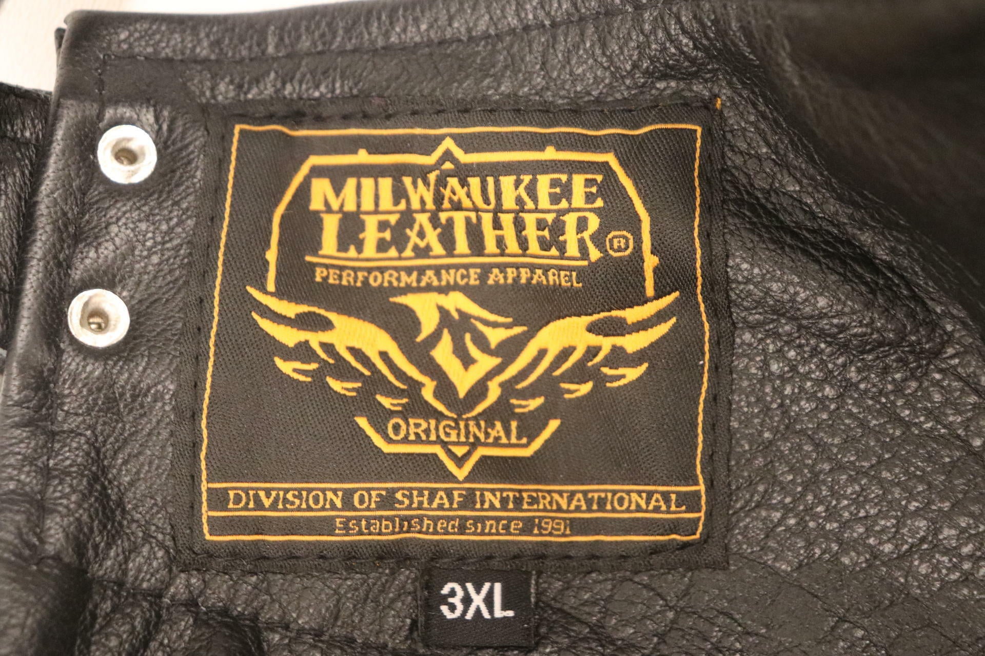 Milwaukee Leather Men's King Chaps Thigh Pockets 3XL SH1190-3X - Open Box