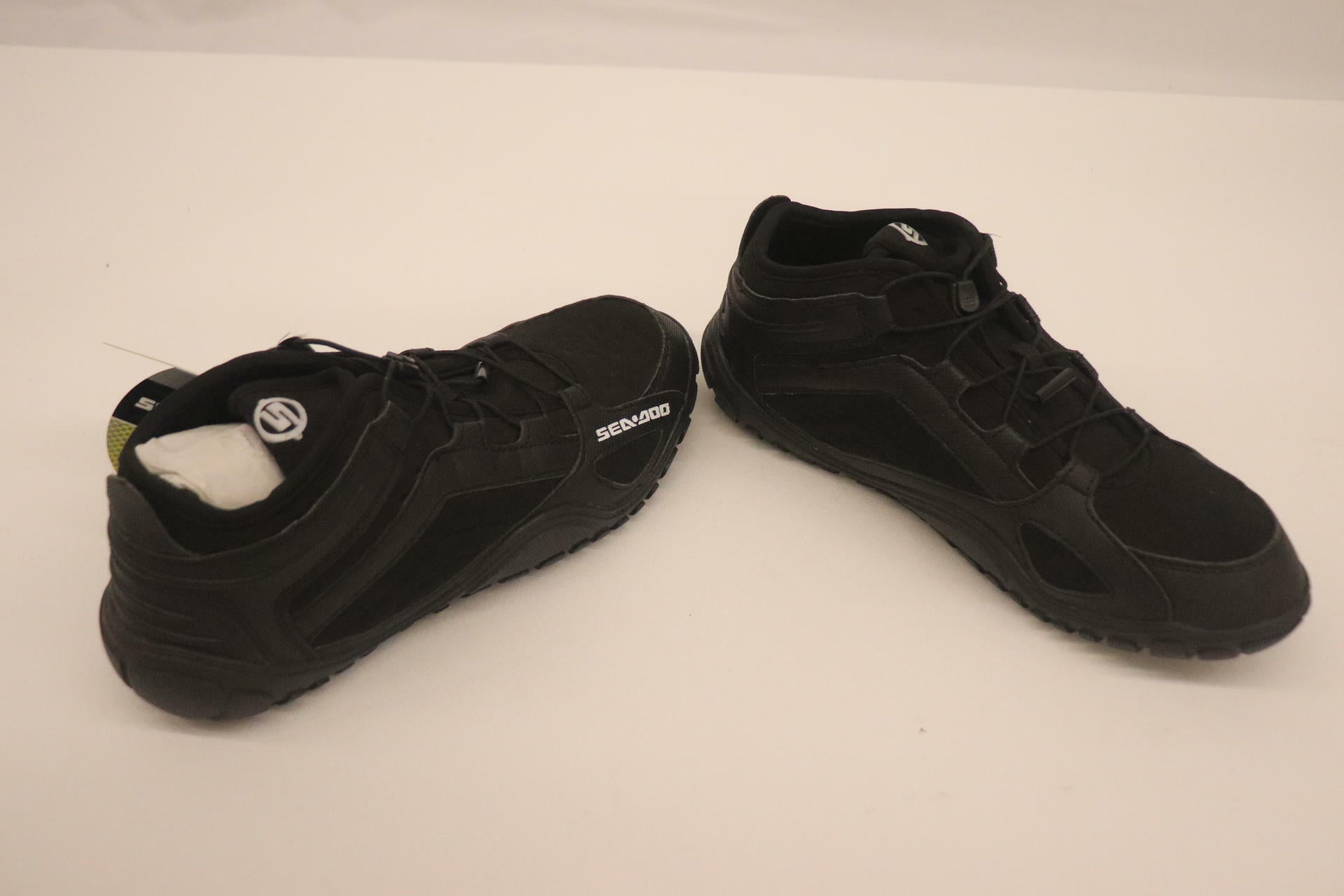 OPEN BOX - Sea-Doo Riding Shoes w/Quick Laces BLACK - MENS sz9 - 4442282990