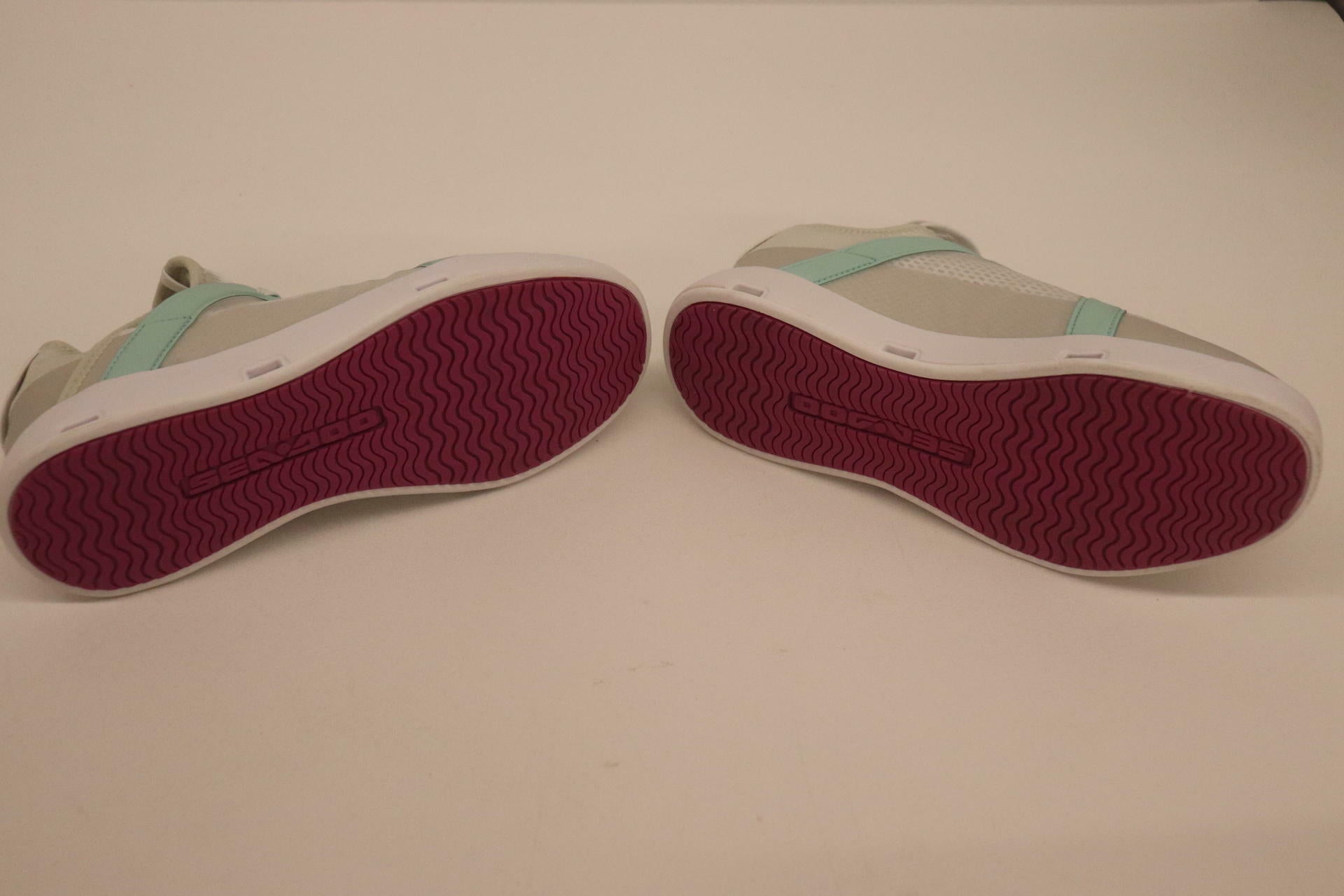 OPEN BOX - Sea-Doo Water Shoes Grey Purple Teal - Unisex sz7 - 4442592709