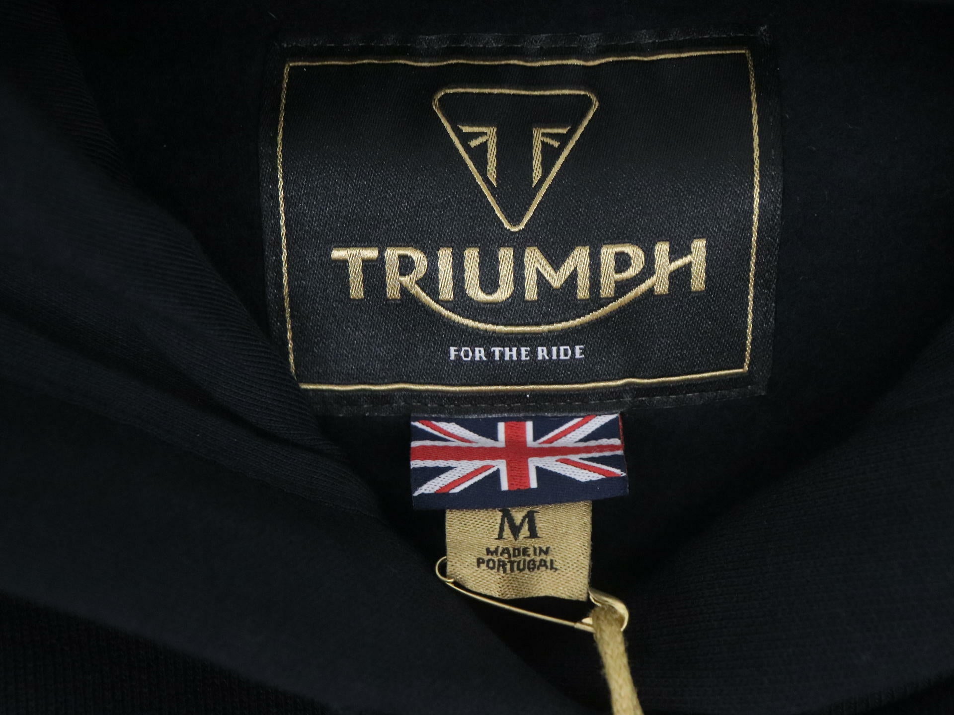 Triumph Orla Hoodie Womens Medium Black Sweatshirt MSWS2344-M -OPEN BOX