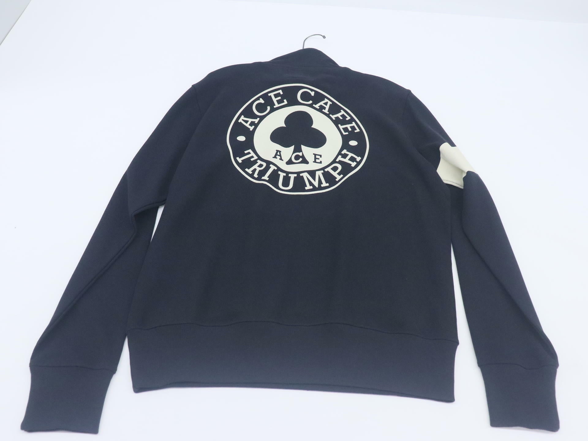 Triumph Ace Cafe Quarter Zip Sweatshirt Womens Large MSWS23805-L -OPEN BOX