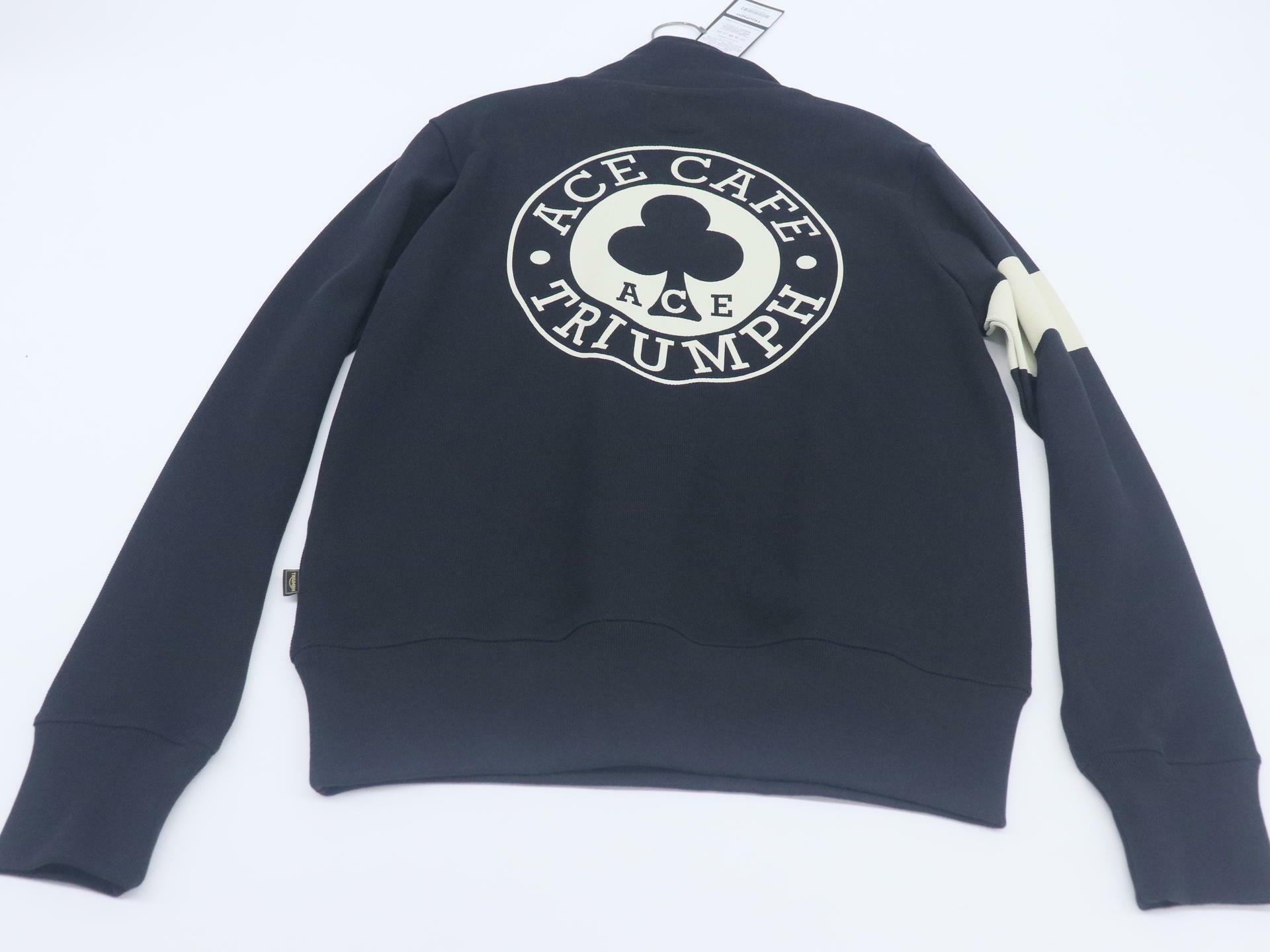 Triumph Ace Cafe Women's Quarter Zip Sweatshirt Medium MSWS23805-M -OPEN BOX