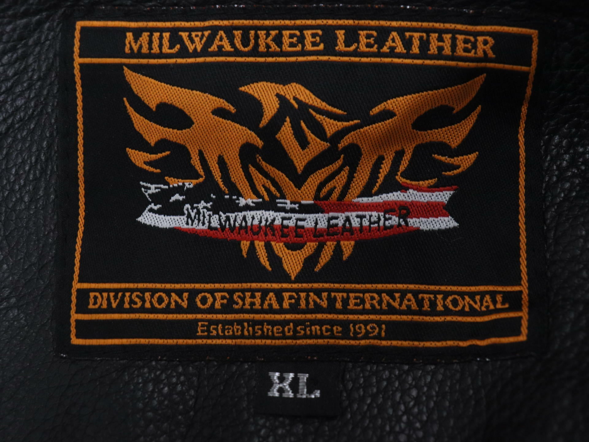 Milwaukee Leather Womens XL Black Leather Motorcycle Chaps ML1173-XL - Open Box