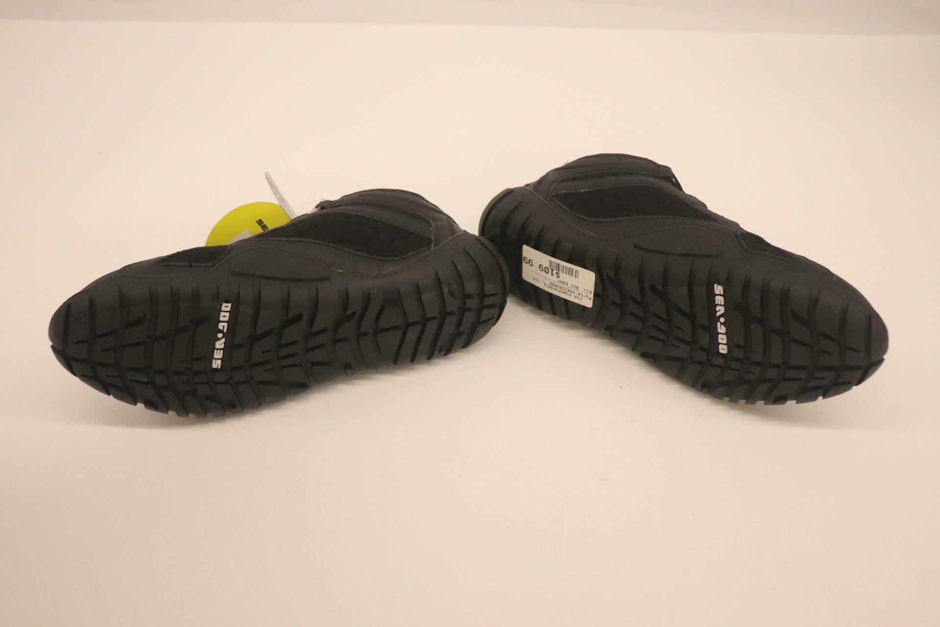 OPEN BOX - Sea-Doo Riding Shoes w/Quick Laces BLACK - MENS sz9 - 4442282990