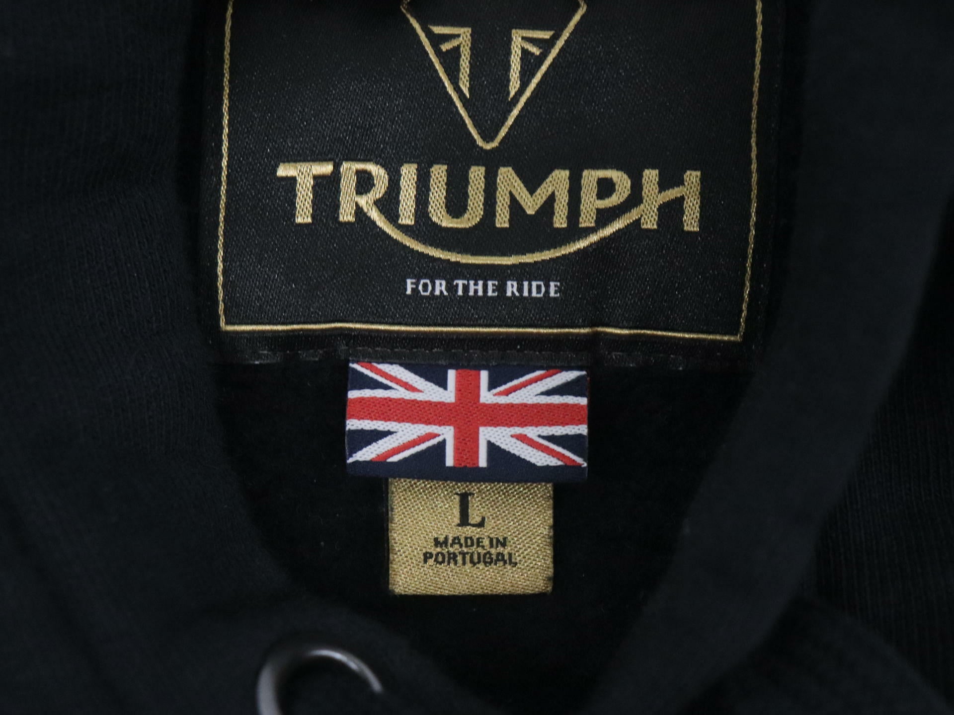 Triumph Orla Womens Hoodie Sweatshirt Black Large MSWS2344-L - Open Box