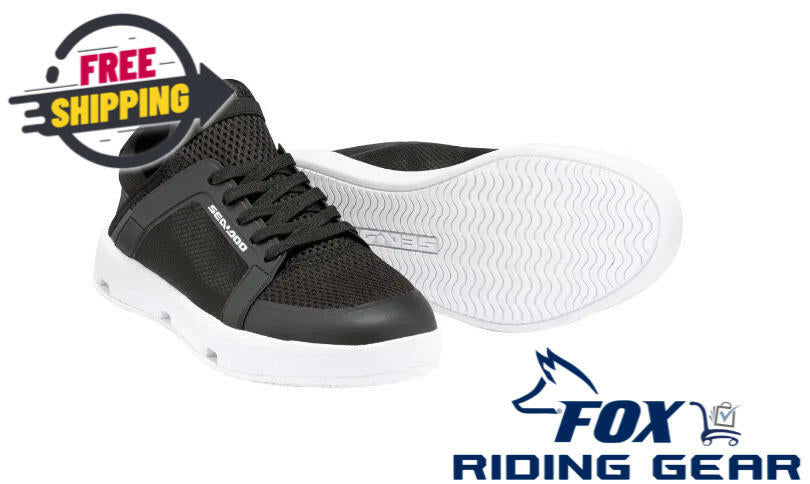 Sea-Doo Water Shoes Black Unisex Size 10 PWC Jet Ski 4442593090 - Open Box