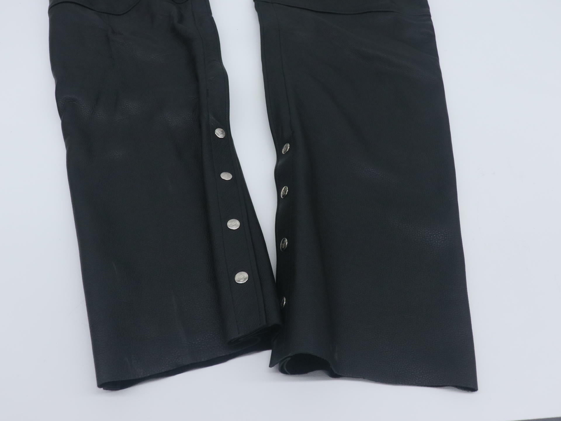 Milwaukee Leather Womens 5XL Black Leather Chaps Hip Pocket ML1173-5X - Open Box