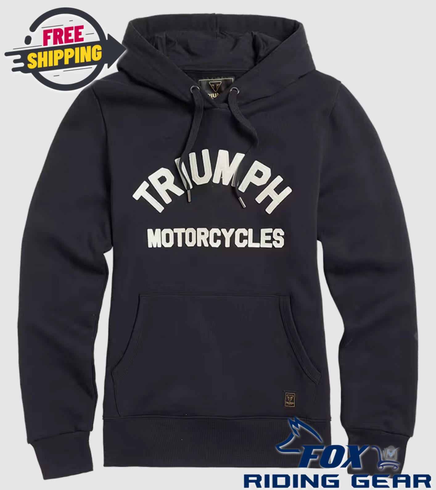 Triumph Orla Womens Hoodie Sweatshirt Black Large MSWS2344-L - Open Box
