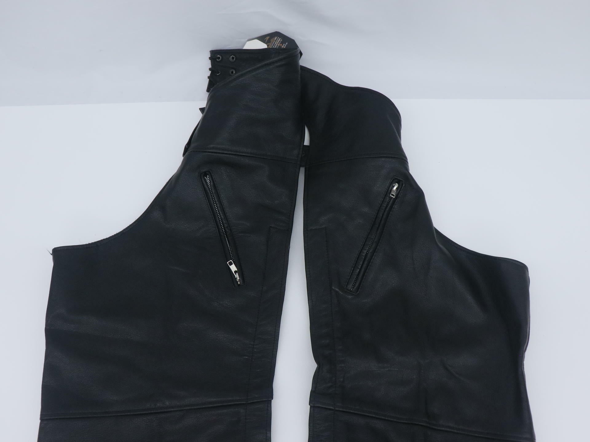 OPEN BOX - Milwaukee Leather King Chaps w/Thigh Pockets - MENS 3XL - SH1190-3X