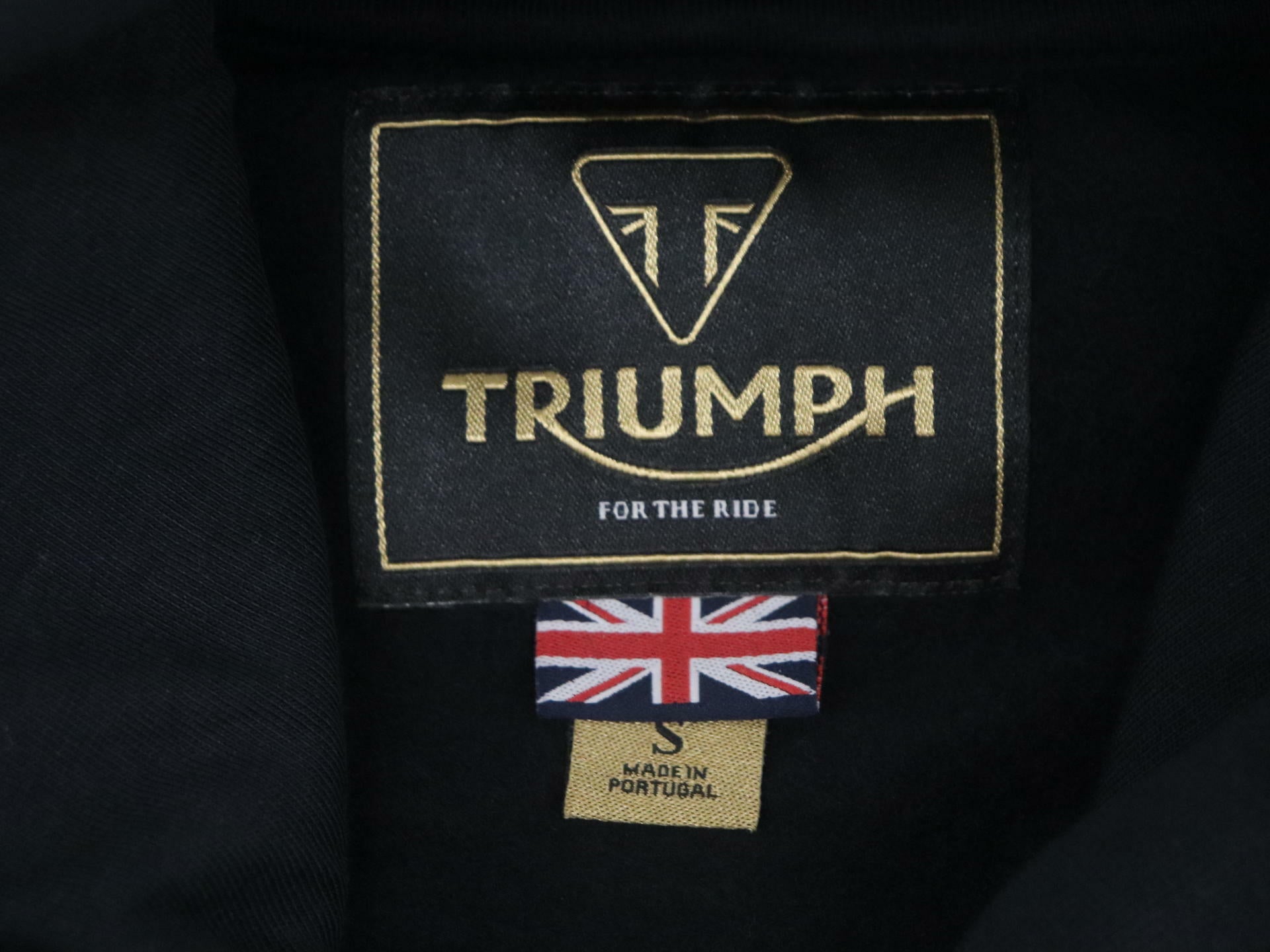 Triumph Womens Orla Sweatshirt Hoodie Black Small MSWS2344-S -OPEN BOX