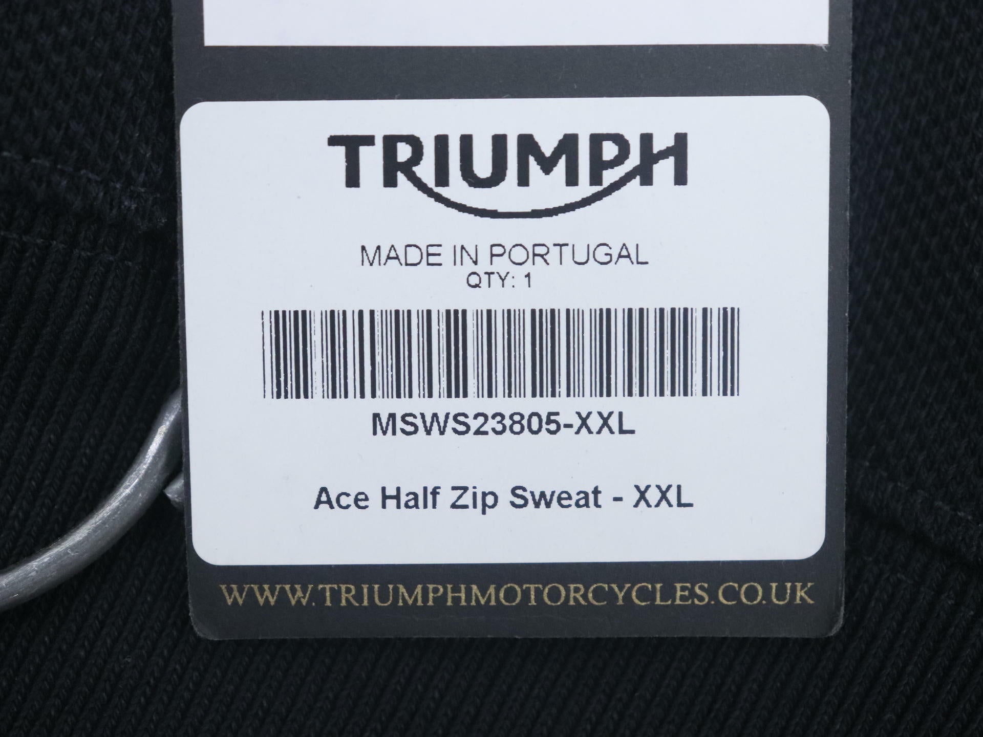 Triumph Quarter Zip Sweatshirt Ace Cafe- WOMENS 2XL - MSWS23805-XXL - Open Box