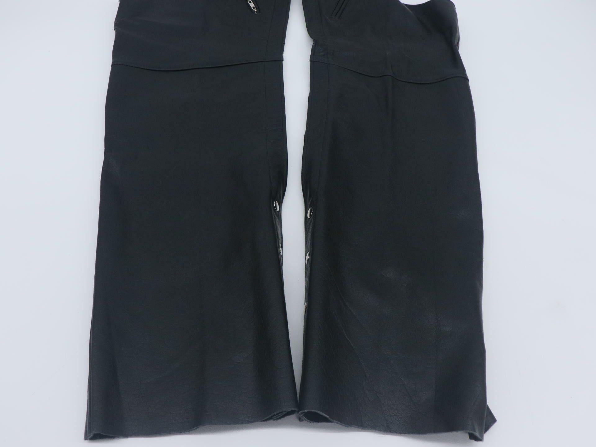 Milwaukee Leather Men's King Chaps Thigh Pockets 3XL SH1190-3X - Open Box