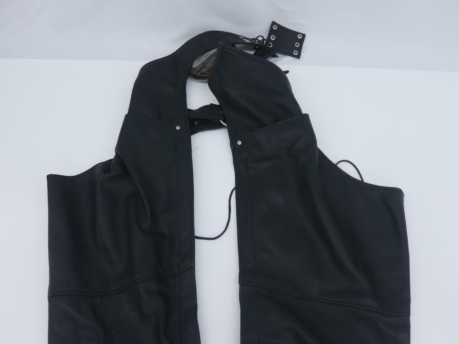 OPEN BOX - Milwaukee Leather Chaps w/Hip Pocket BLACK - WOMENS 5XL - ML1173-5X