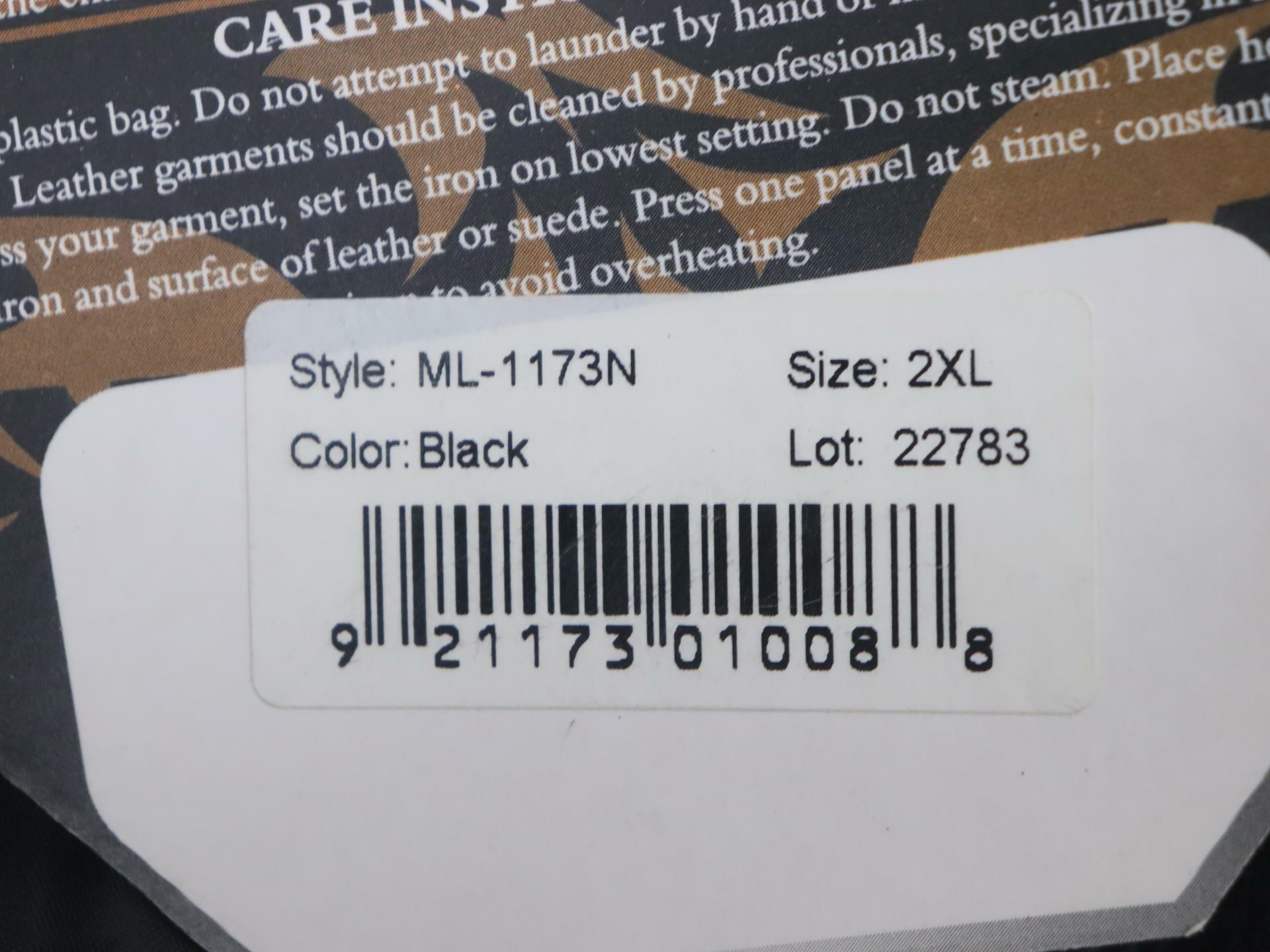 Milwaukee Leather Women's Black Chaps w/ Hip Pocket 2XL ML1173-2XL - Open Box