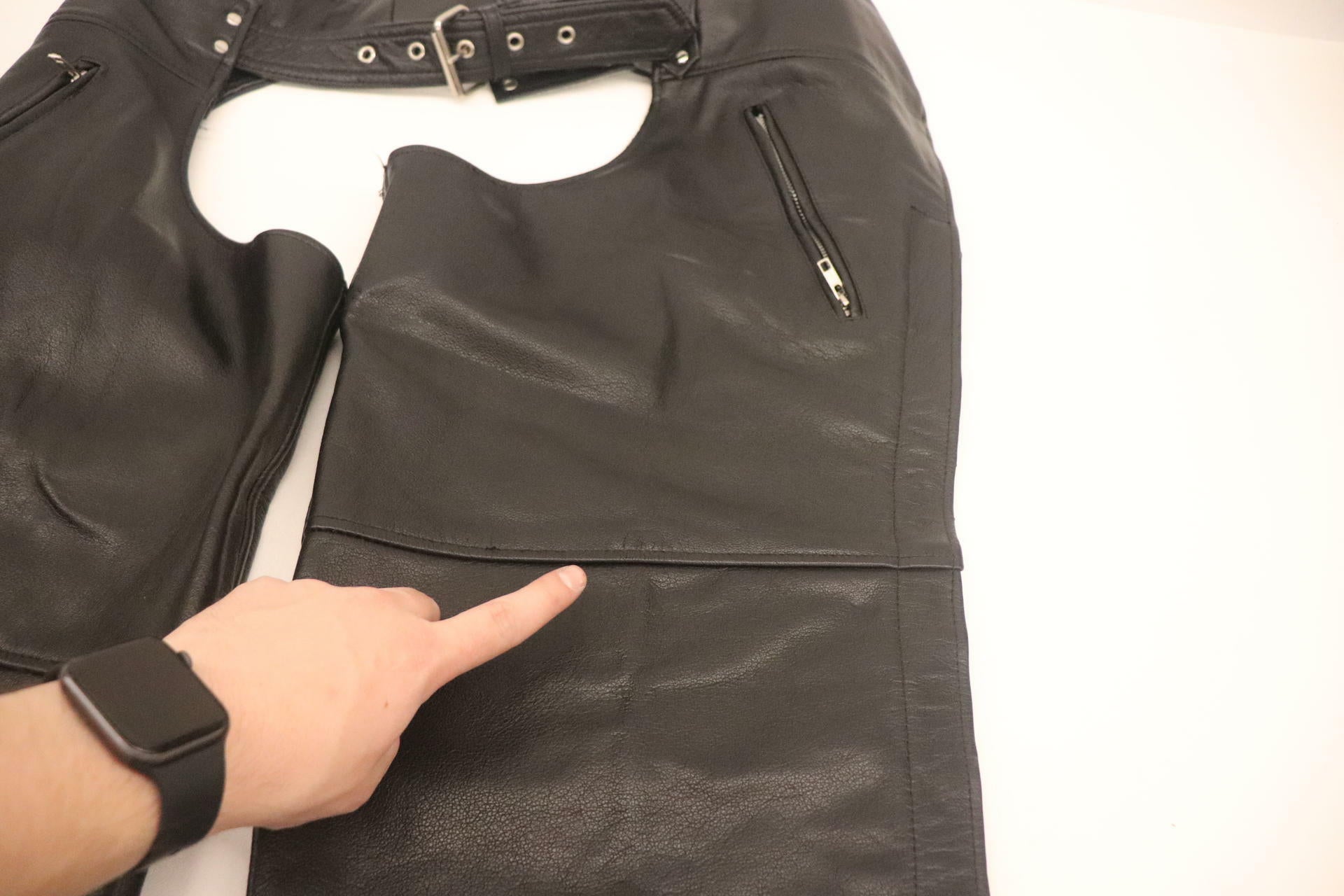 Milwaukee Leather Men's King Chaps Thigh Pockets 3XL SH1190-3X - Open Box