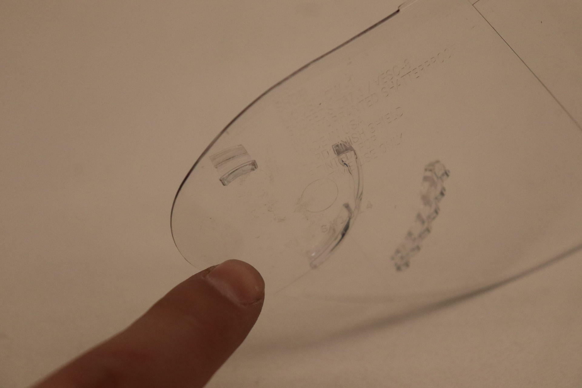 OPEN BOX - Shoei Face Shield Visor Lens - CW-1 RF-1100 CLEAR - 0213920700