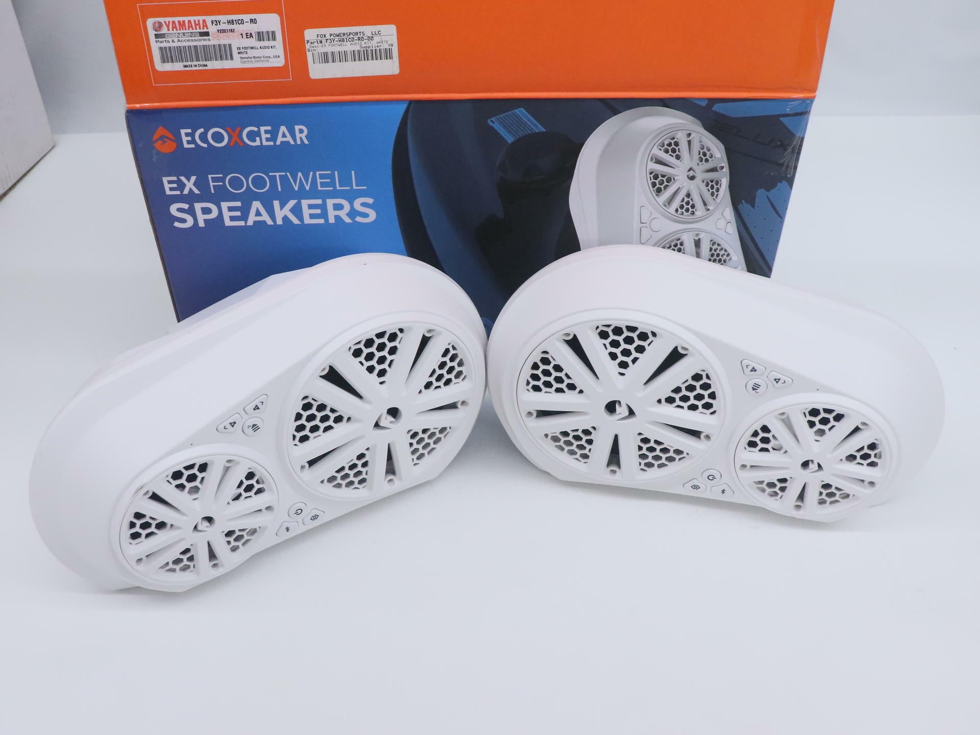 OPEN BOX - OEM Yamaha EX Footwell Audio Speaker Kit JetBlaster - F3Y-H81C0-R0-00