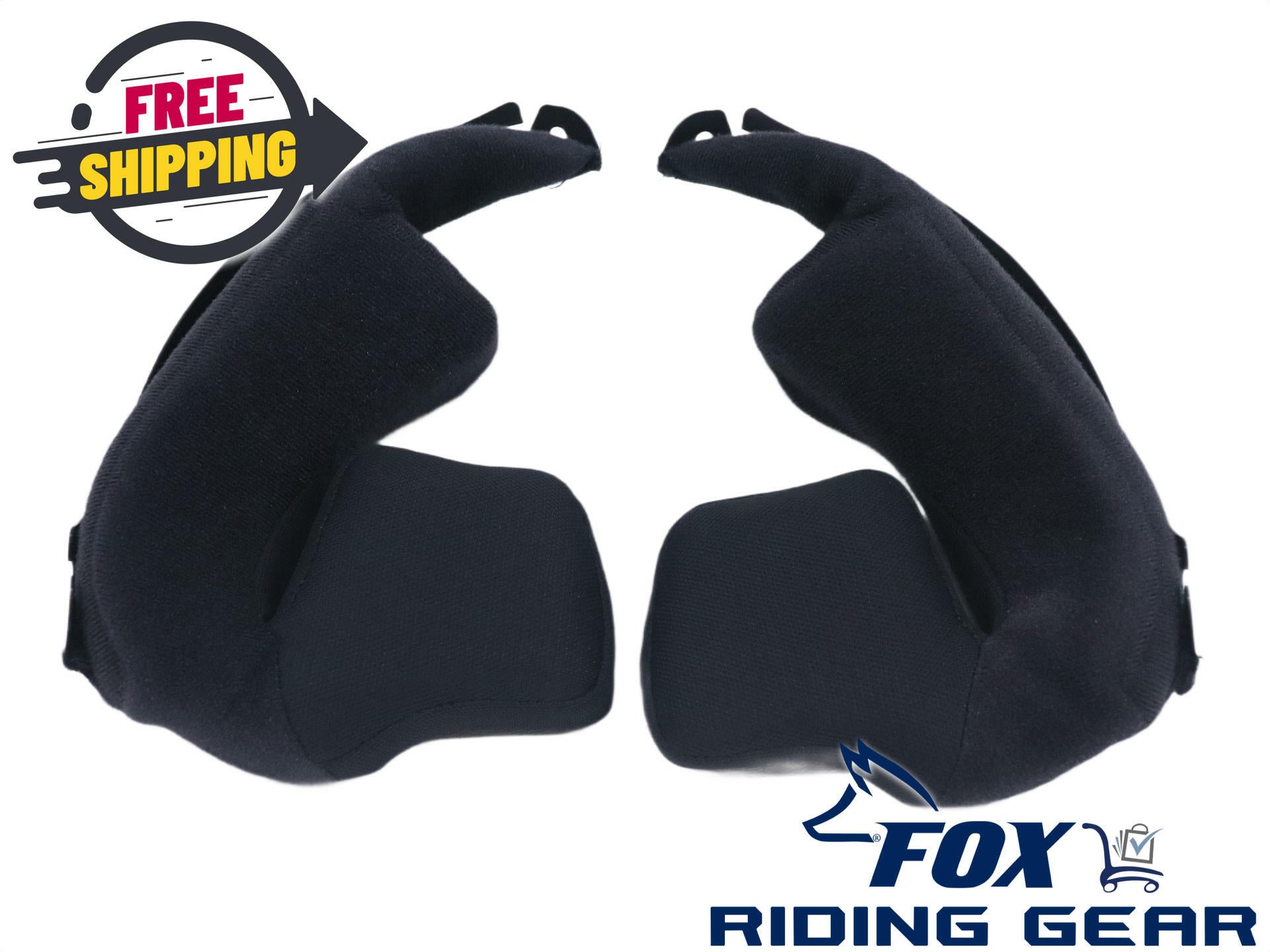 Shoei Cheek Pads Set 43mm - J-Cruise Helmets - 0230400543 - Open Box