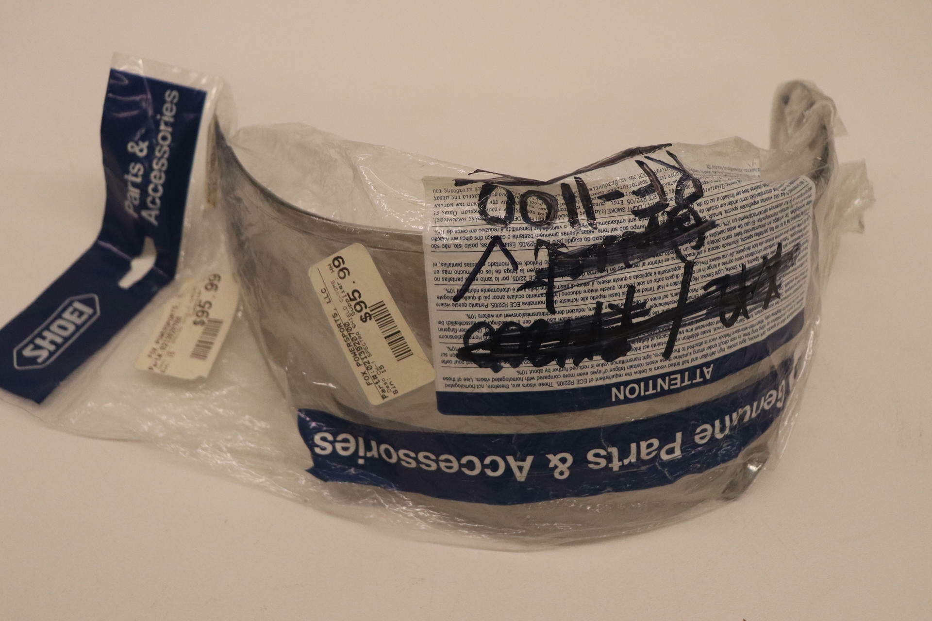 OPEN BOX - Shoei Face Shield Visor Lens - CW-1 Spectra CHROME - 0213920700