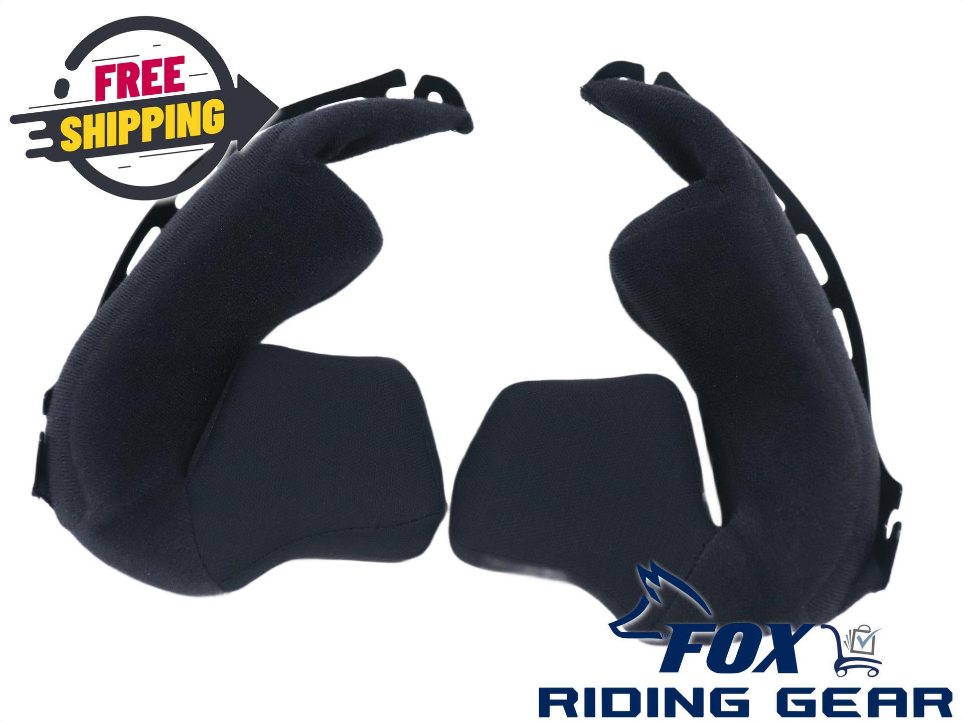 Shoei Cheek Pads Set 39mm - J-Cruise Helmet - 0230400539 - Open Box