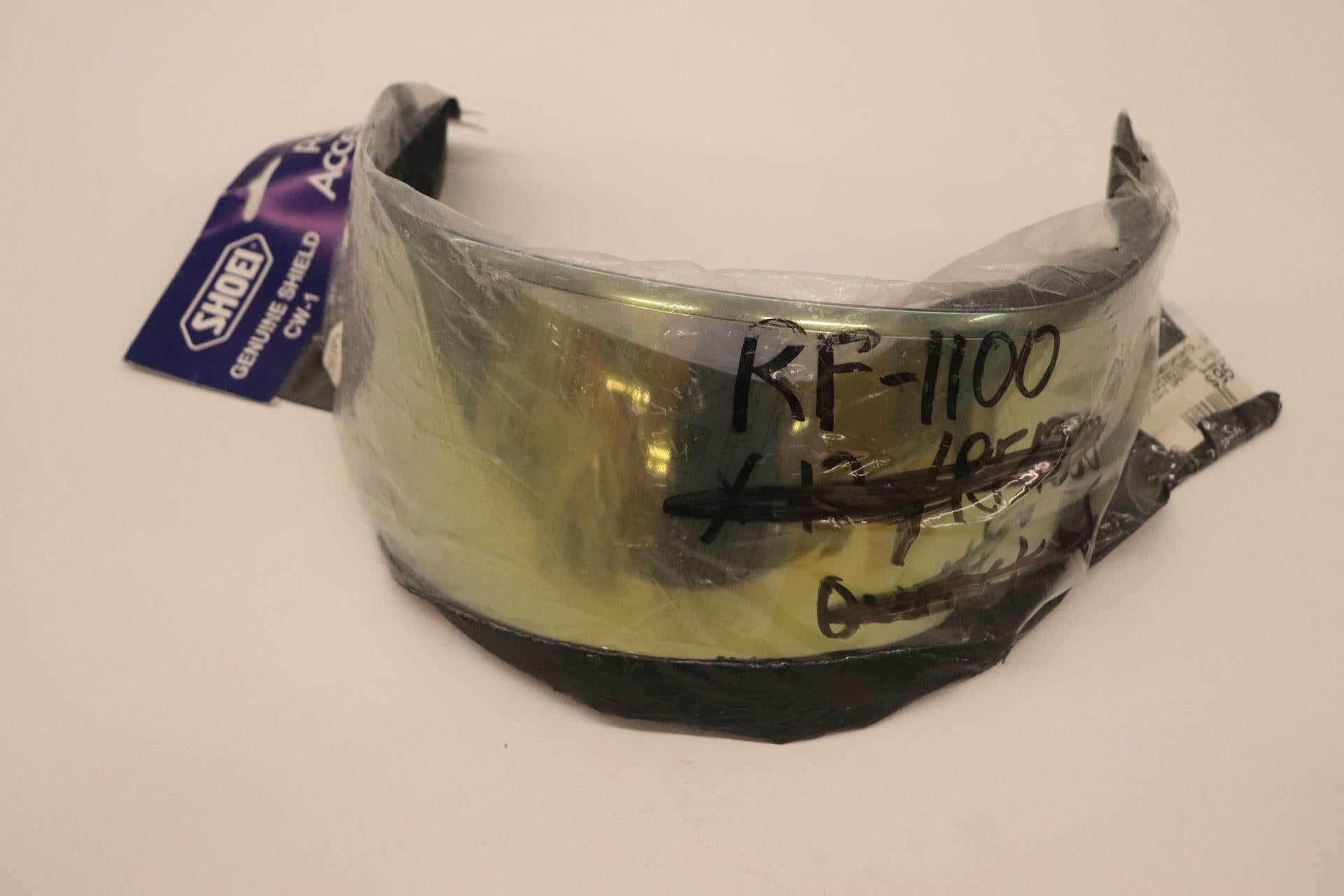 Shoei Face Shield Visor Lens - CW-1 SPECTRA GOLD MIRROR - 0213921300 - Open Box