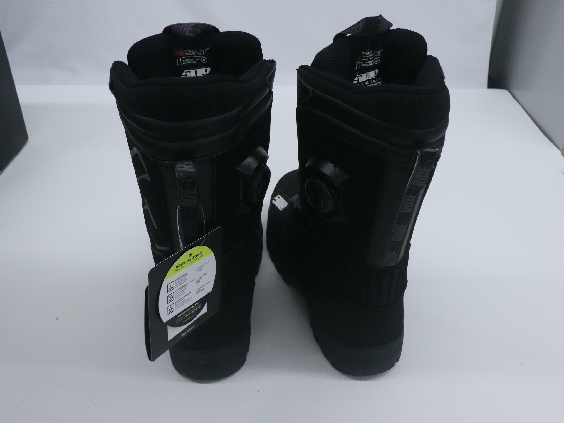 509 Raid Boot Double Boa Snow Black Ops MENS sz13 - F06000101-013-051 - Open Box