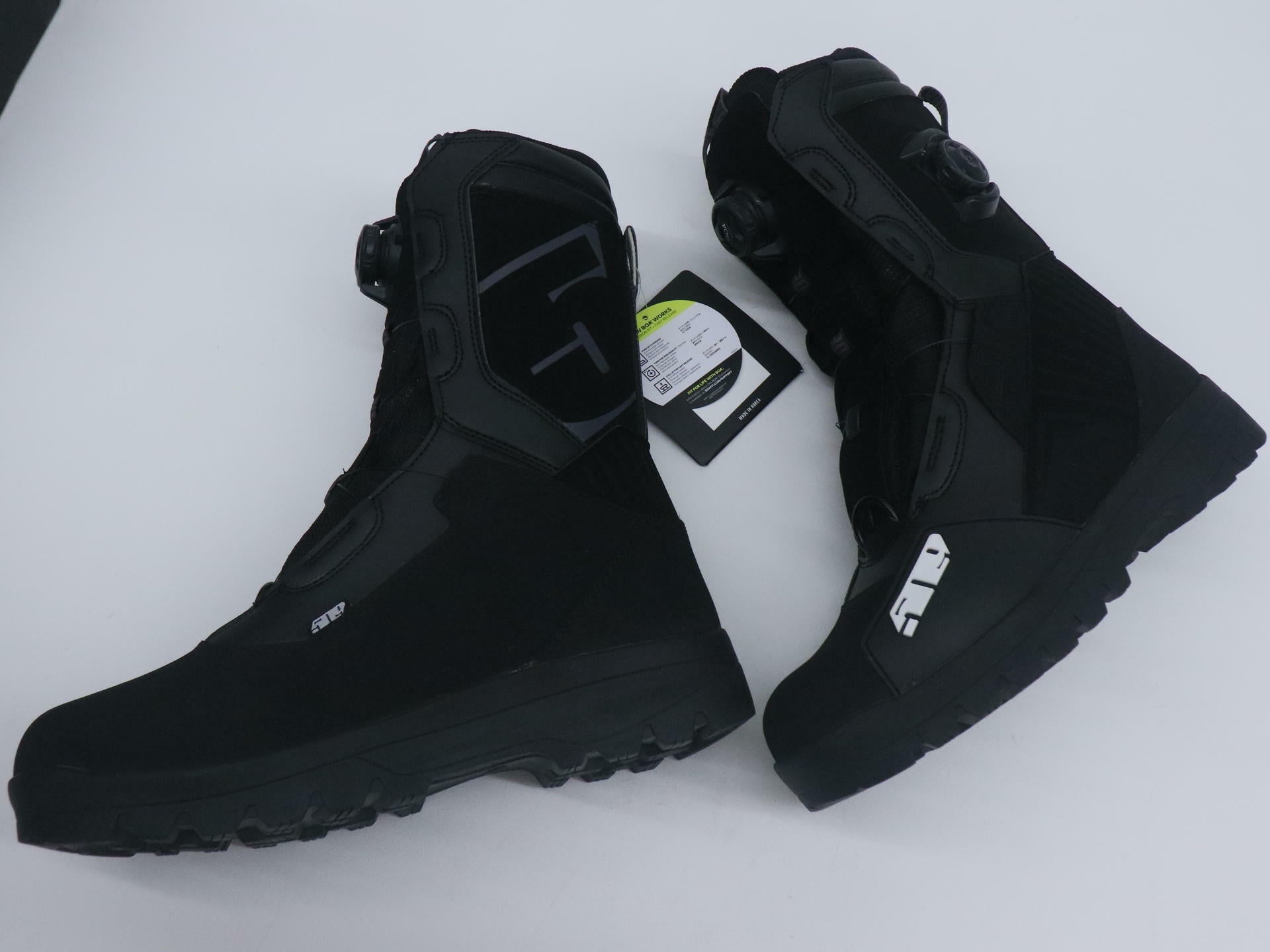 509 Raid Boot Double Boa Snow Black Ops MENS sz12 - F06000101-012-051 - Open Box