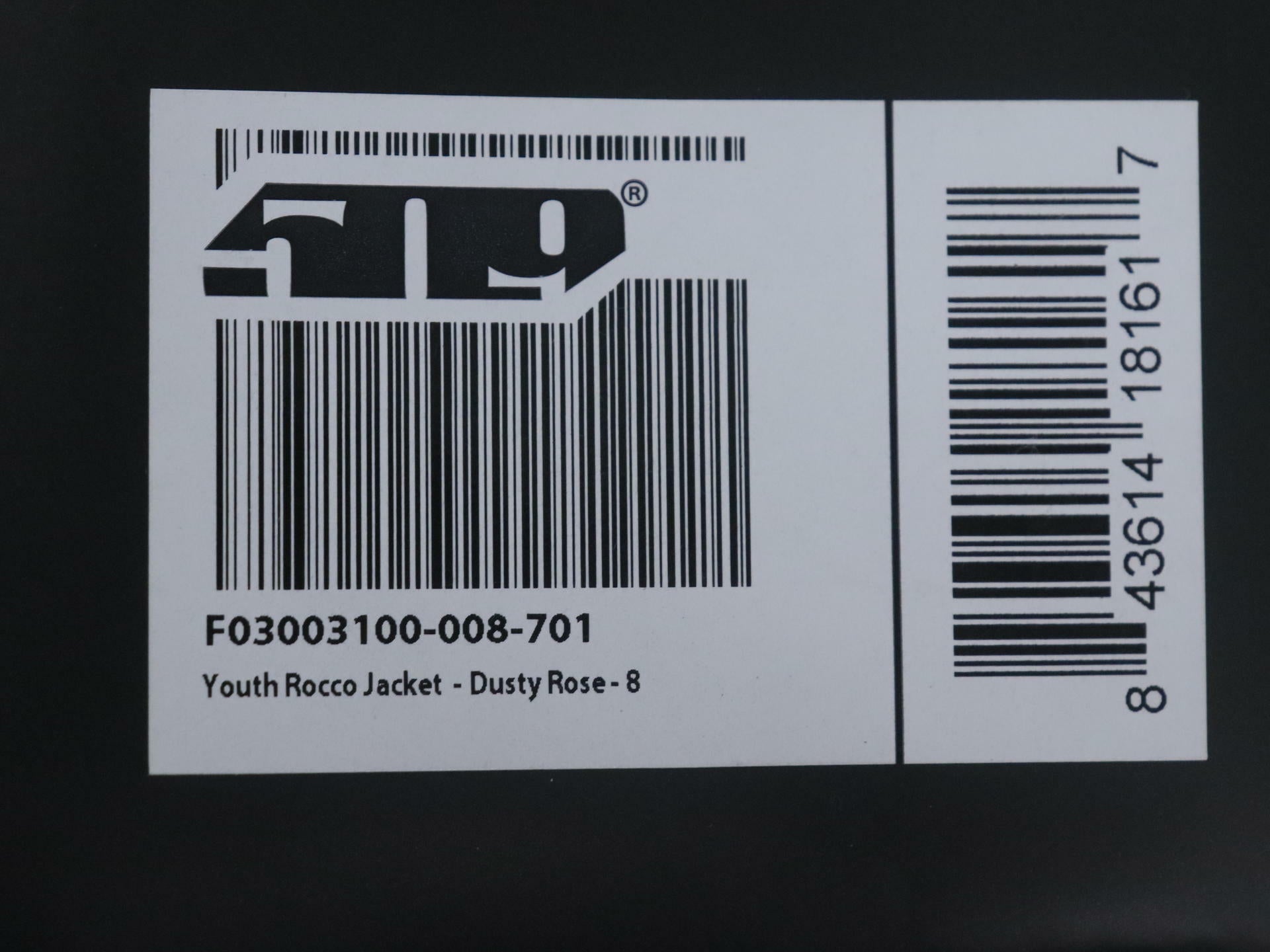 OPEN BOX - 509 Rocco Jacket Insulated Coat Rose- YOUTH sz8 - F03003100-008-701